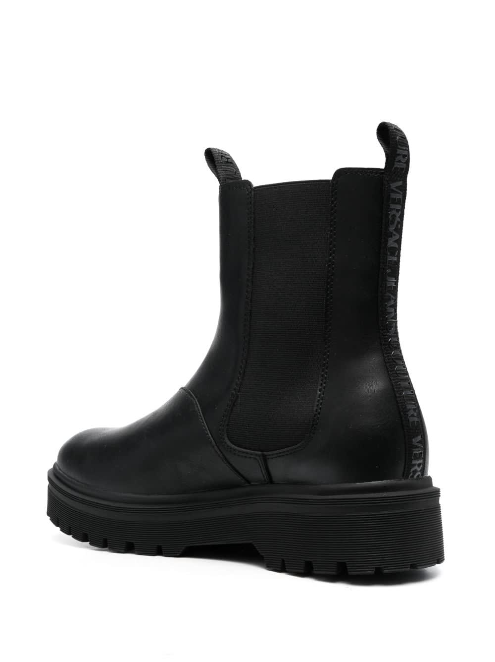 Shop Versace Jeans Couture Syrius Dis47 Boots In Black
