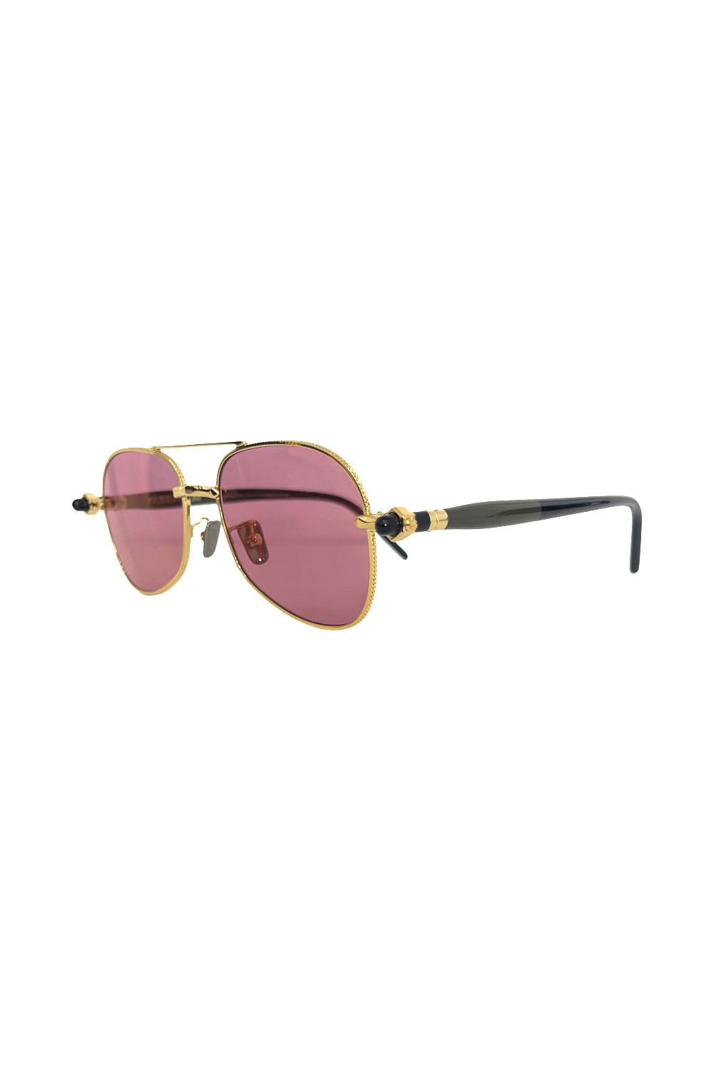 Kuboraum Mask P75 Gdm Accessories In Gold/ Pink Lens