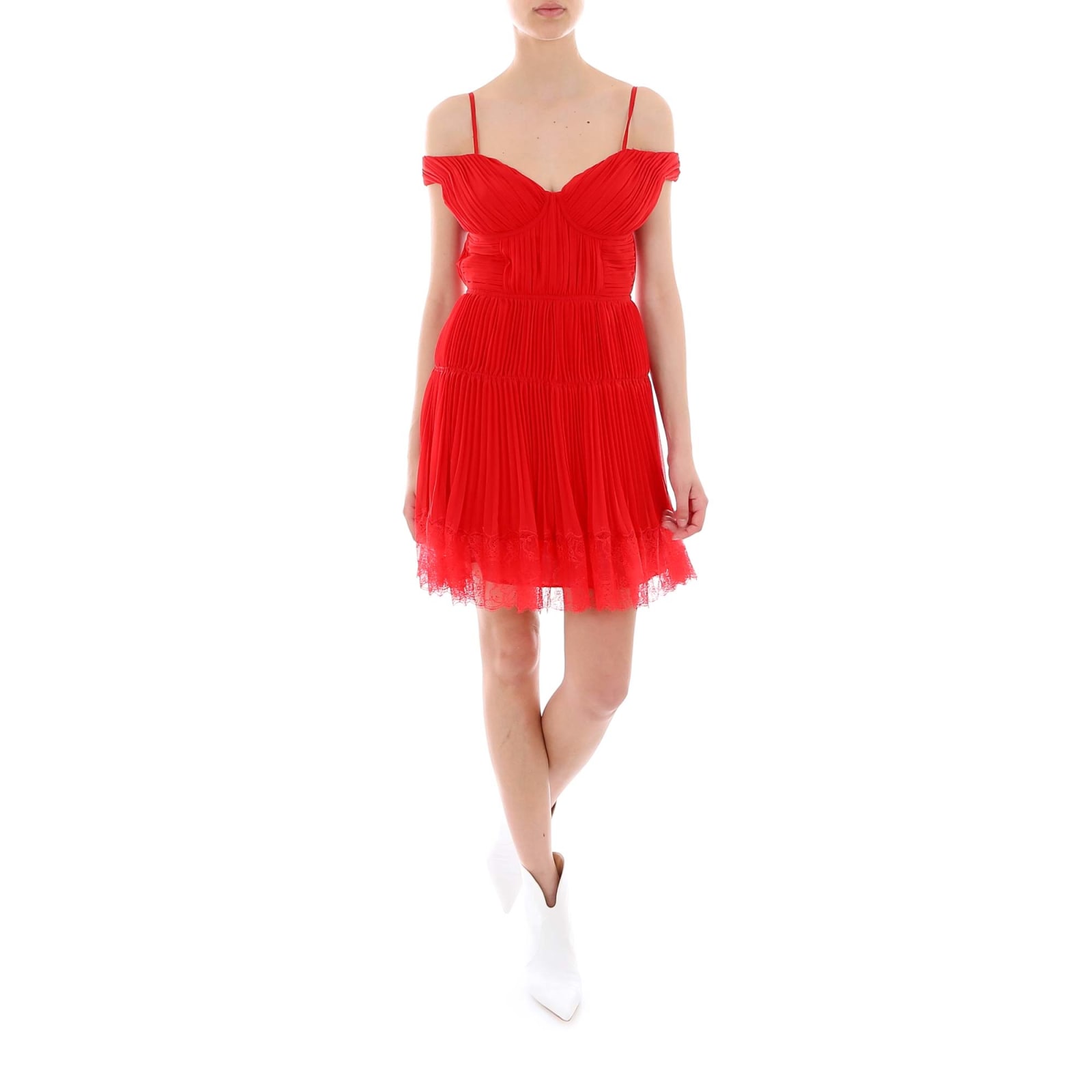 self portrait dress red