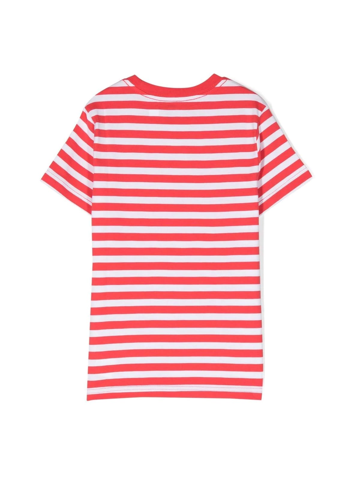 Shop Polo Ralph Lauren Ssydcn M1 Knit Shirts Tshirt In Red Reef White