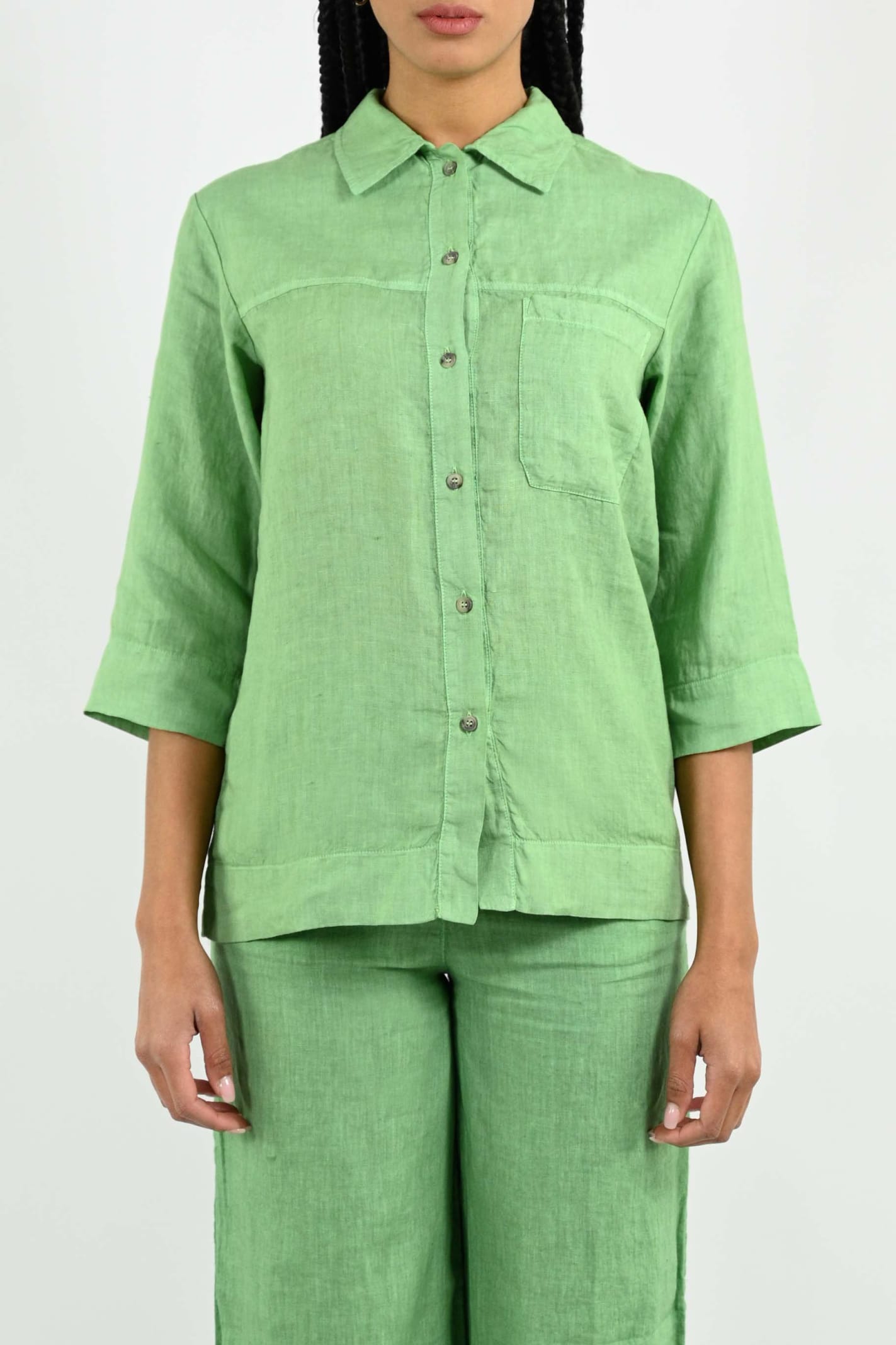 Gran Sasso Vintage French Collar Overshirt