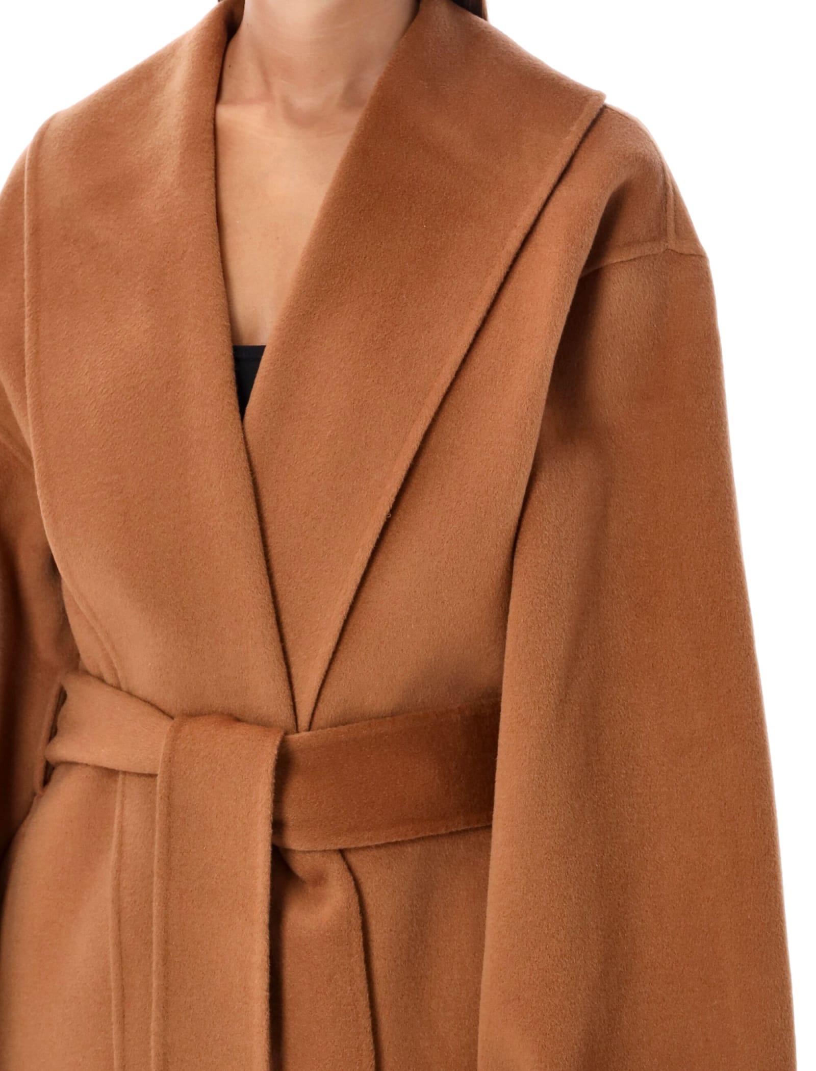 Shop By Malene Birger Trullem Coat In Raw Sugar