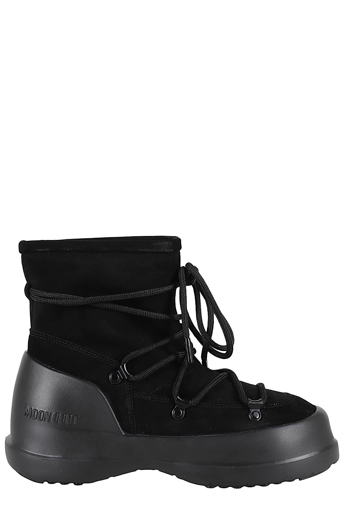 Shop Moon Boot Luna Boot Suede City Capsule In Black