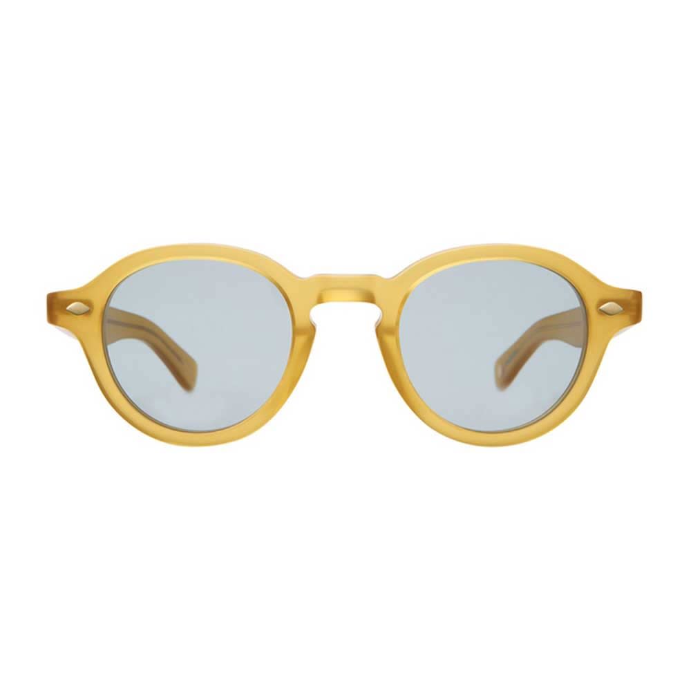 Garrett Leight Flipper Sunglasses In Giallo/blu