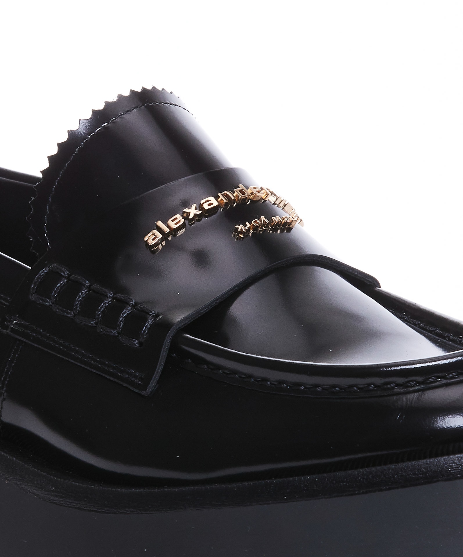 Shop Alexander Wang Carter Lug Loafers In Black