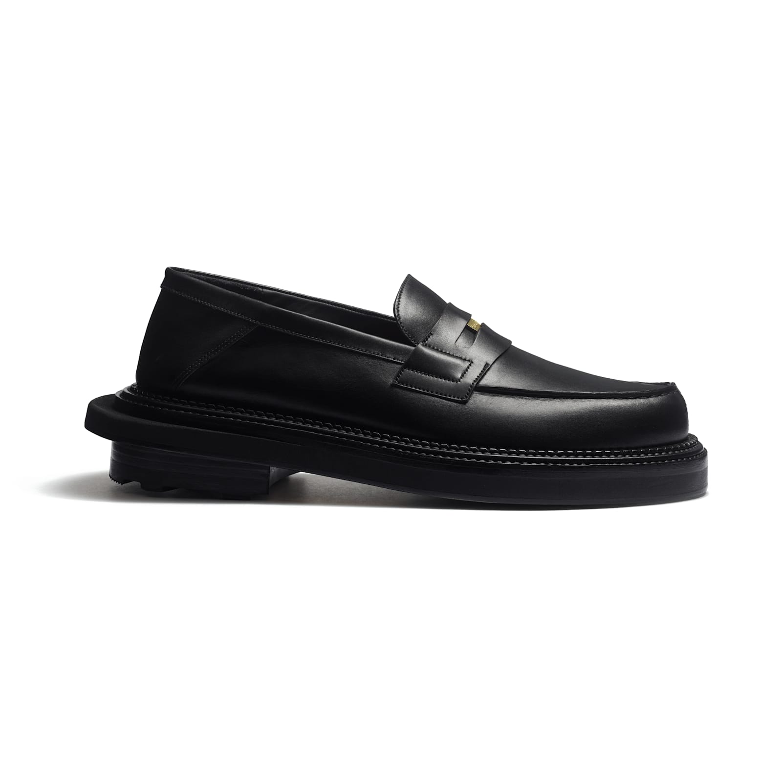 Jm Weston Mocassin Mule Sacai In Black