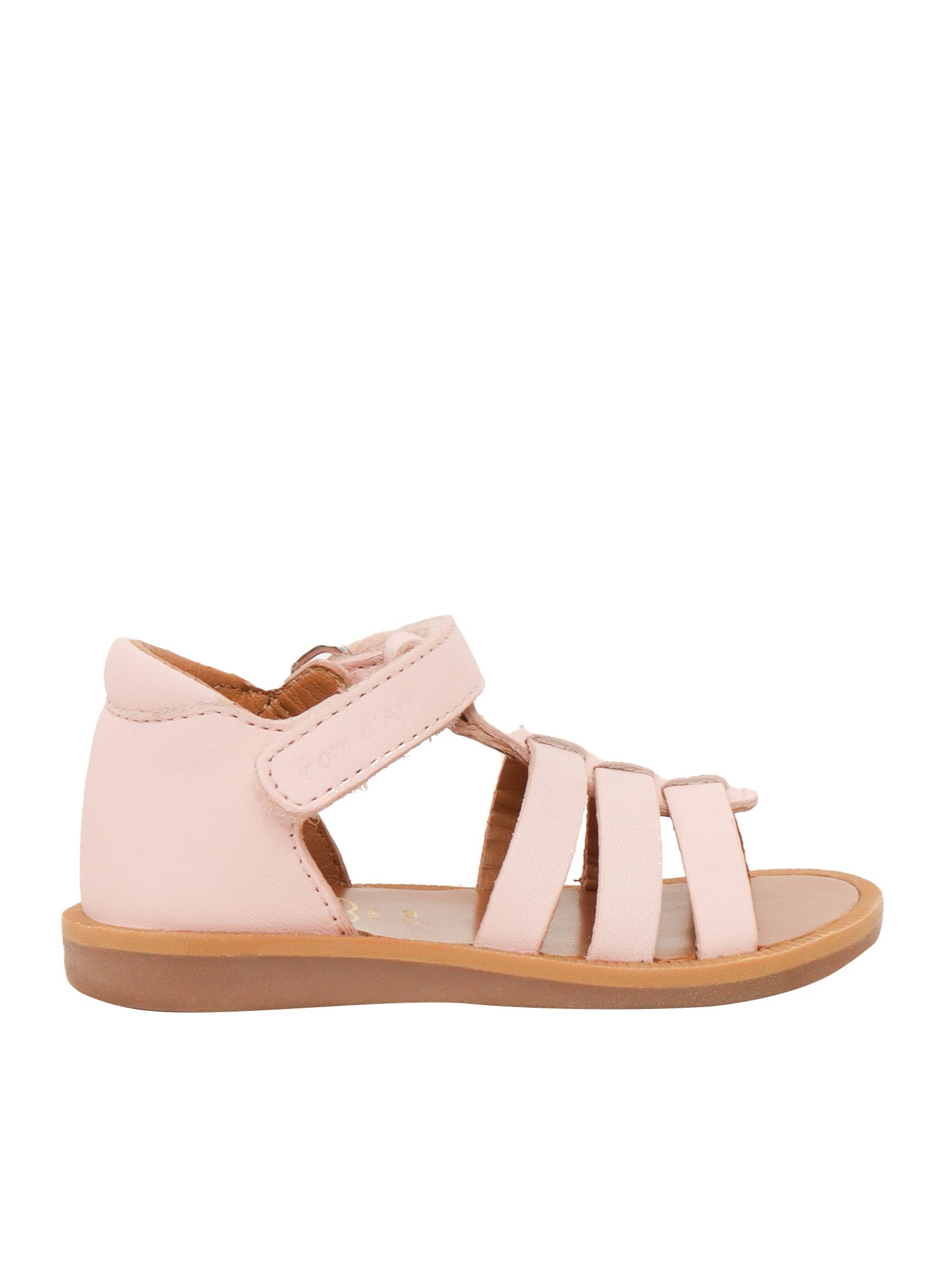 Pom D'api Poppy Strap Shoes In Beige