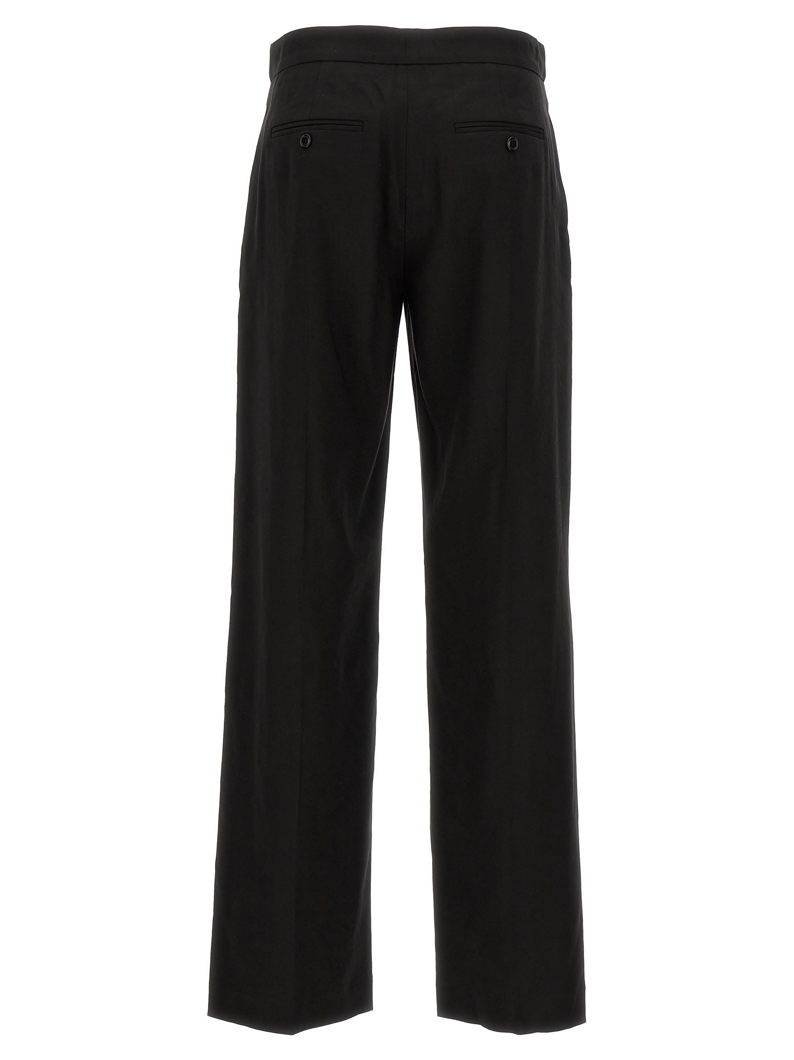 Shop Isabel Marant Scarly Pants In Black