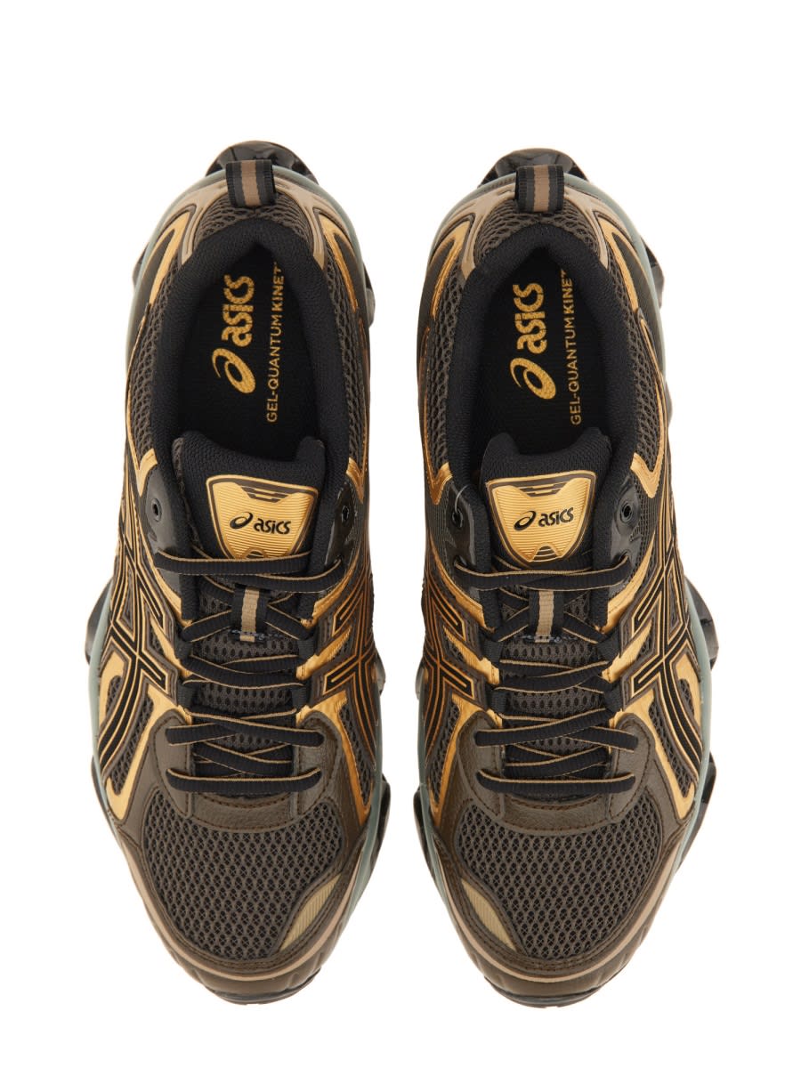 Asics Sneakers In Dark Sepia/black