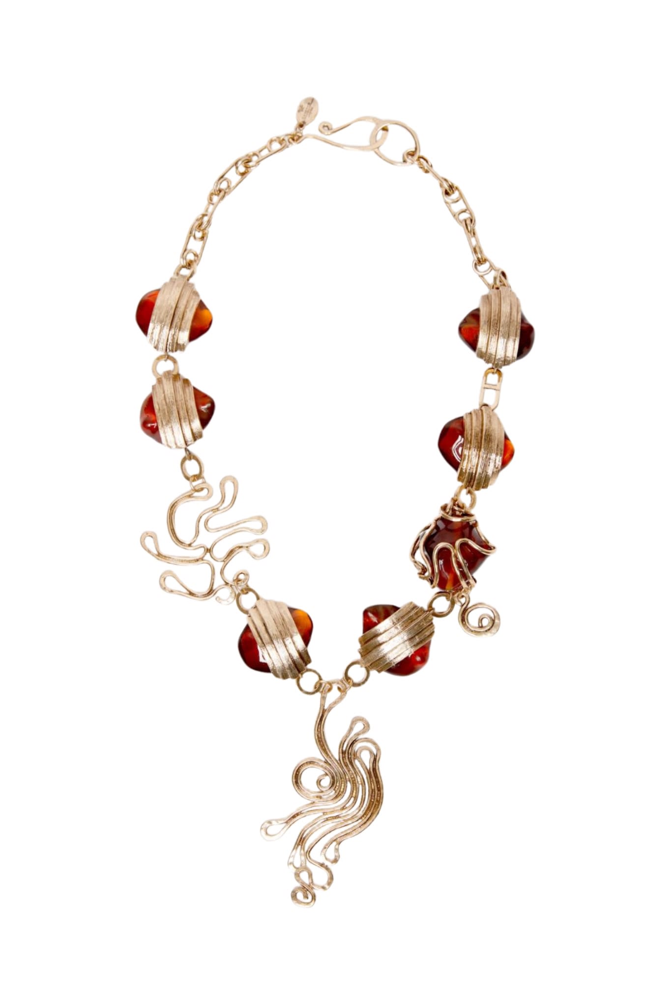 Yaqui Necklace In Metal And Resin