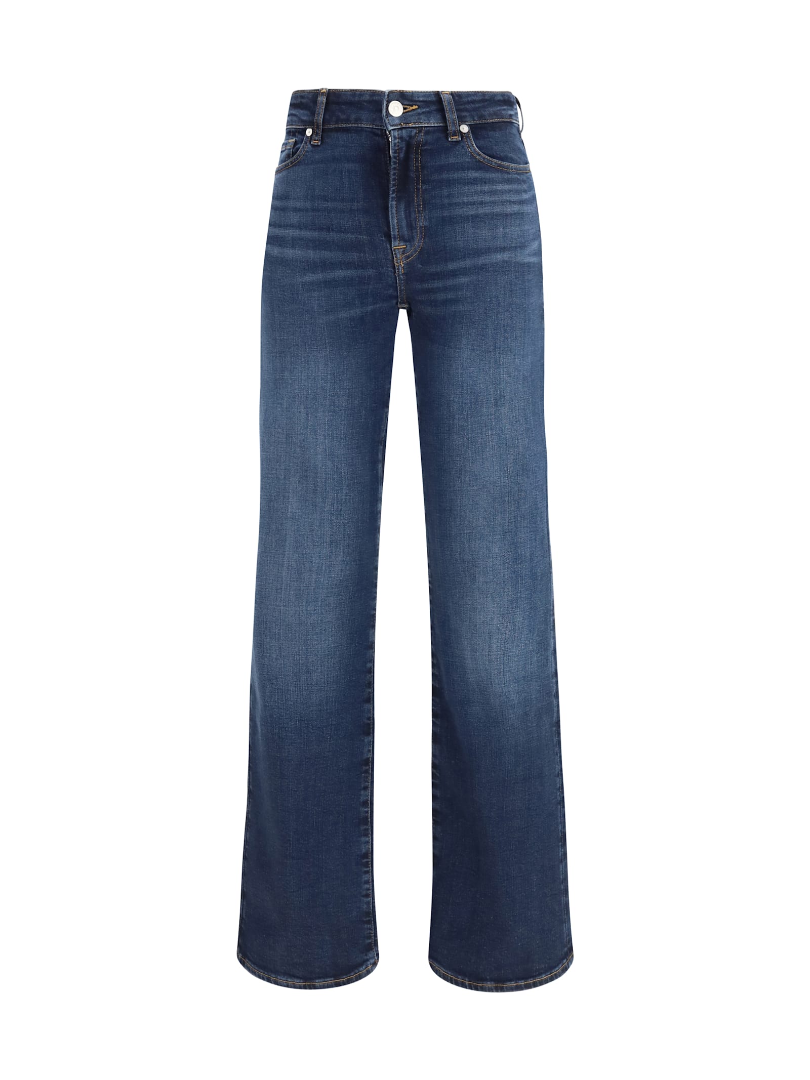 7 For All Mankind Slim Illusion Bootcut Jeans In Multi