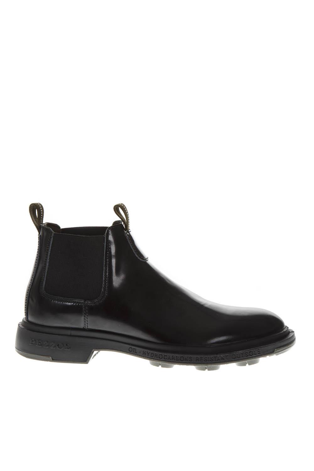 Pezzol 1951 Black Leather Boots