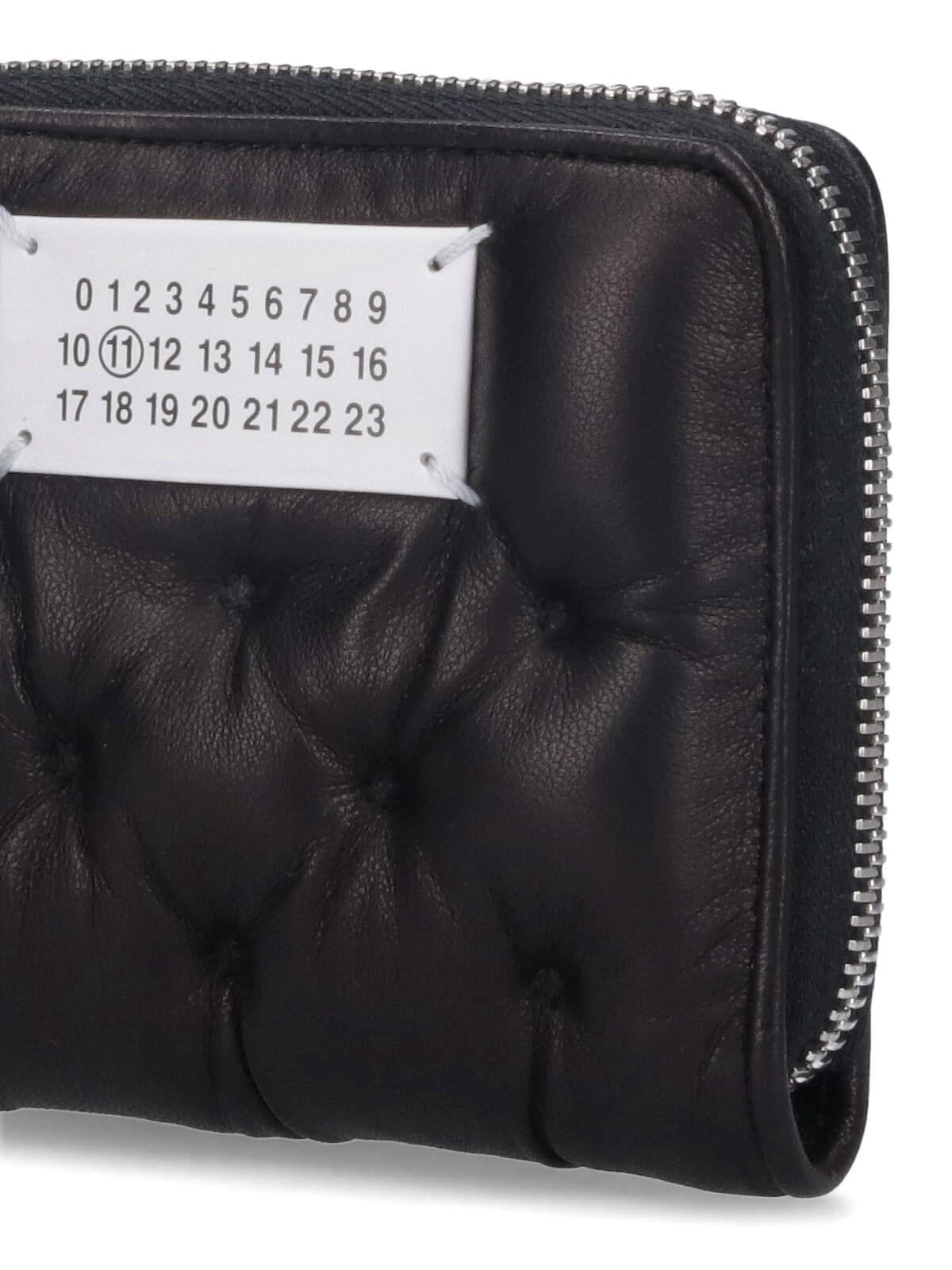 Shop Maison Margiela Glam Slam Zip Wallet In Brown