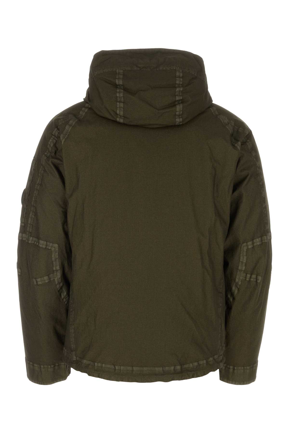 Shop C.p. Company Army Green Nylon Jacket In Ivygreen