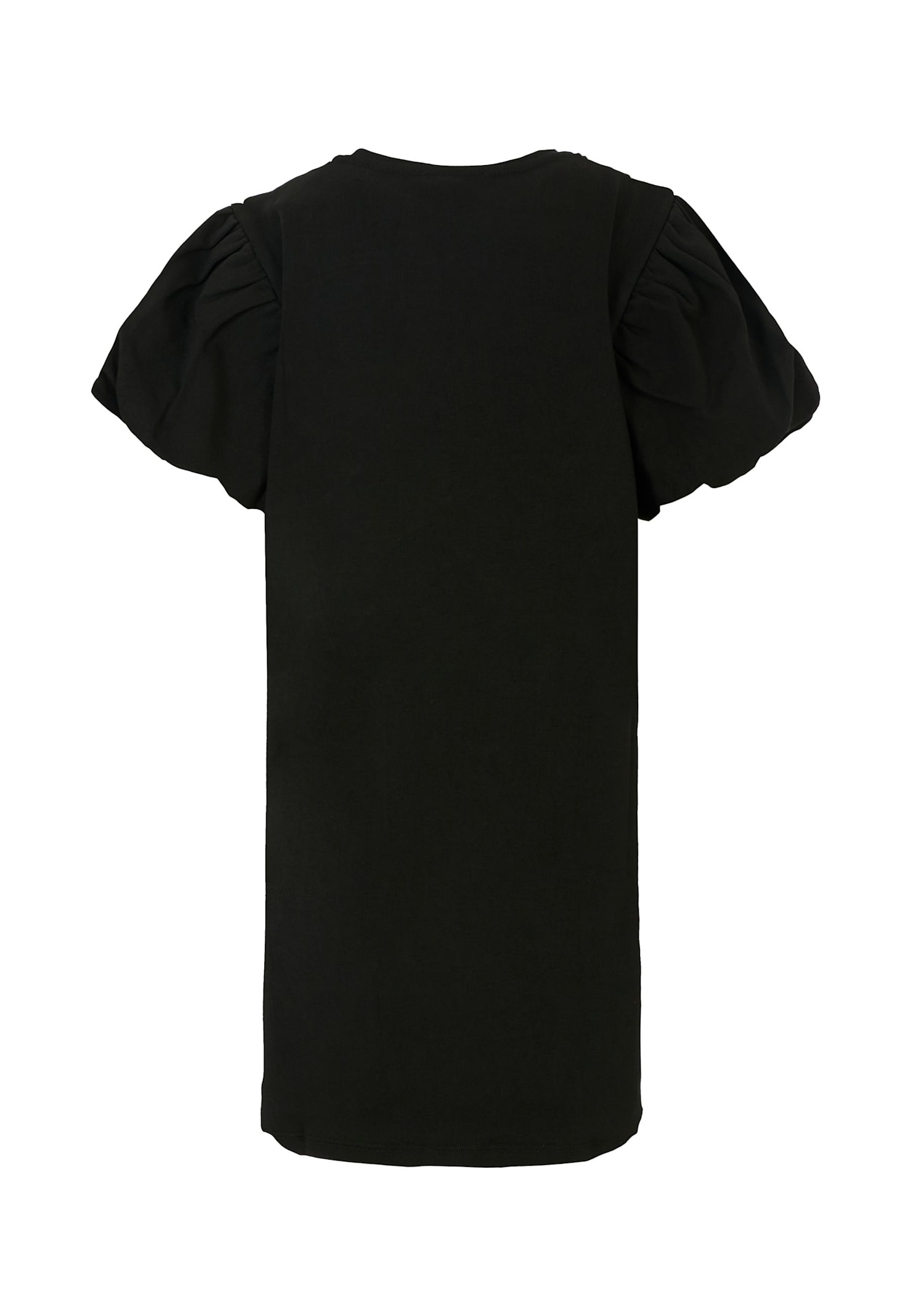 Marc Jacobs Black Dress For Girl With Bag Print In Black