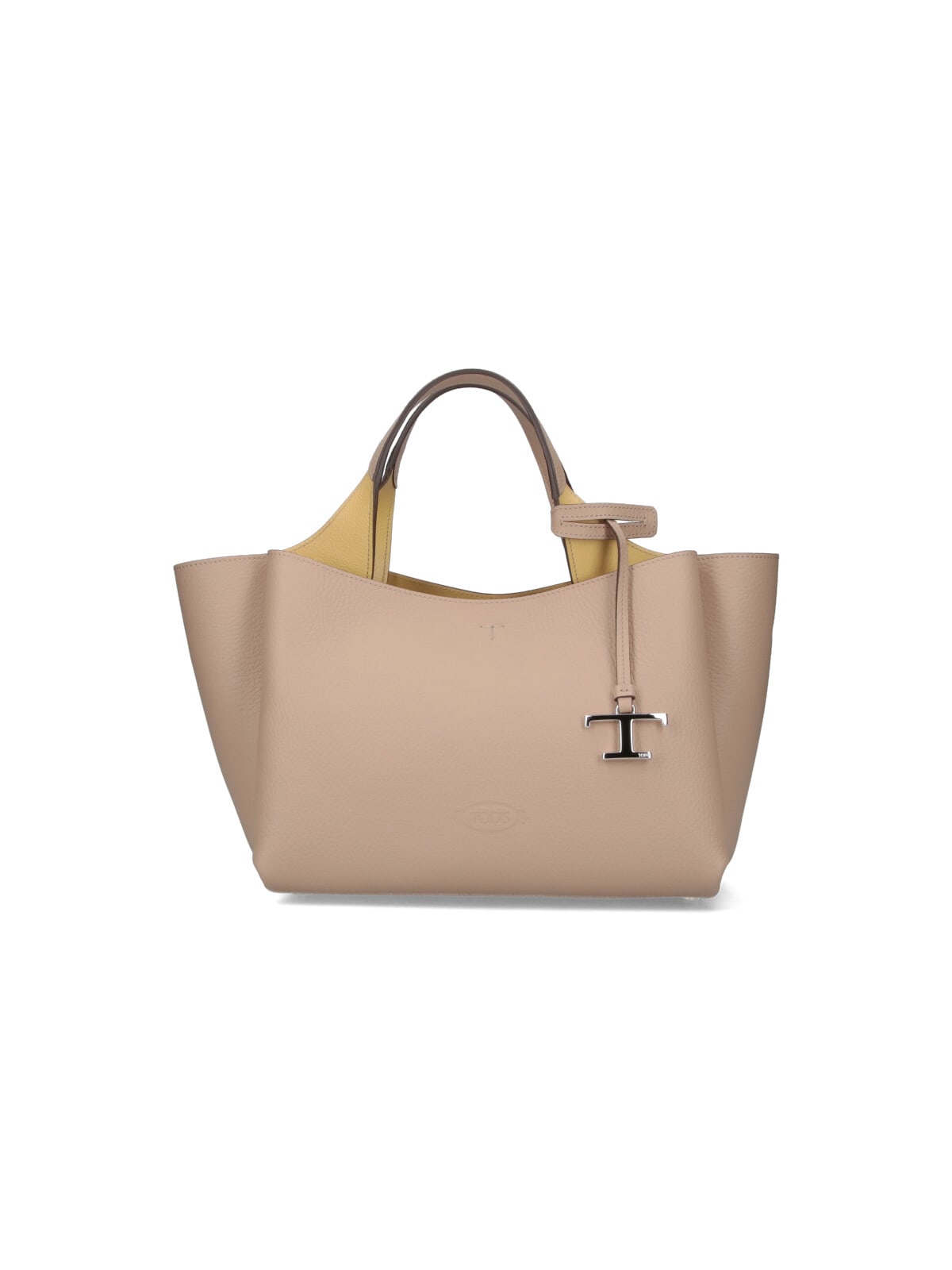 Tod's T-timeless Mini Tote Bag In Sand