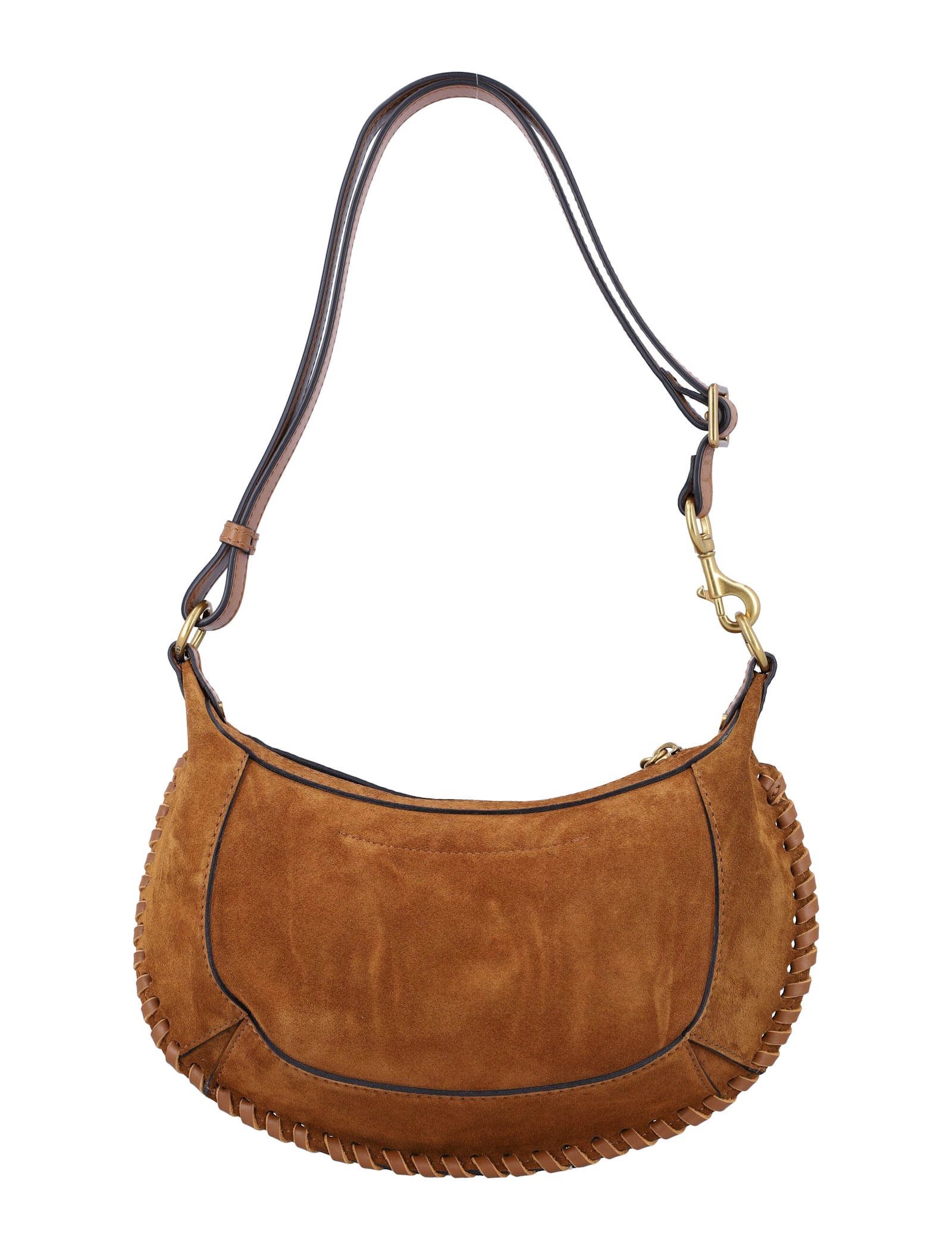 Isabel Marant Oskan Moon Bag In Cognac
