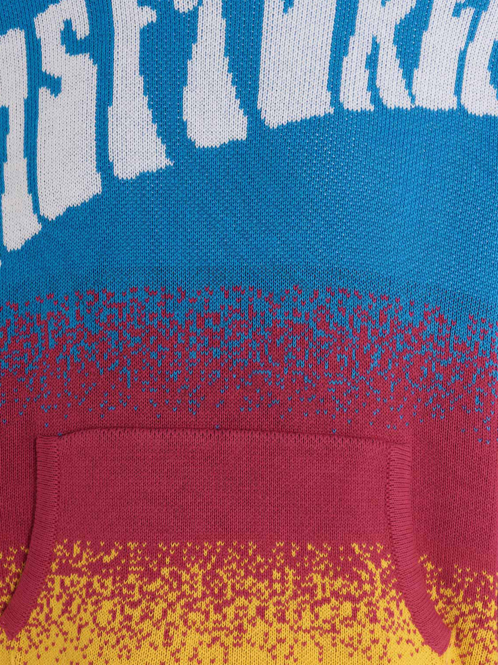 Shop Msftsrep Logo Hooded Sweater In Multicolor