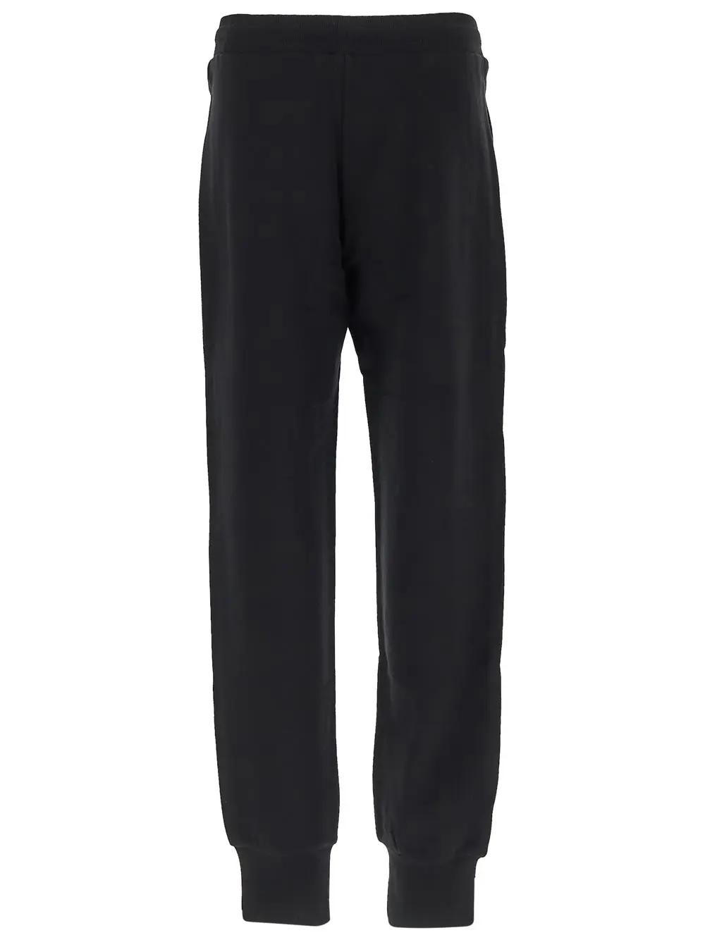 Shop Versace Jeans Couture Logo Trouser In Black/gold