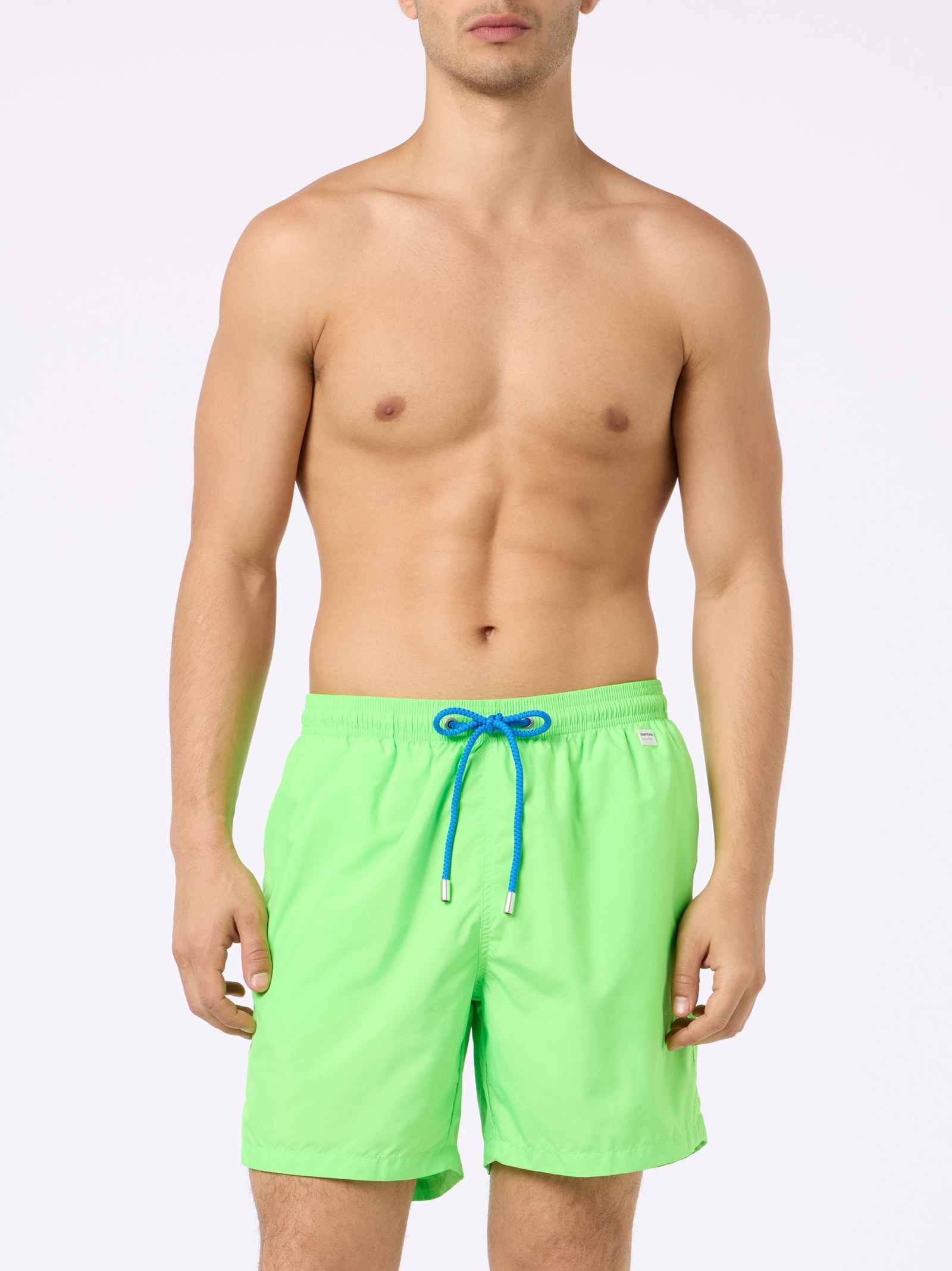 Mc2 Saint Barth Ultralight Swim Short Pantone In Fluo