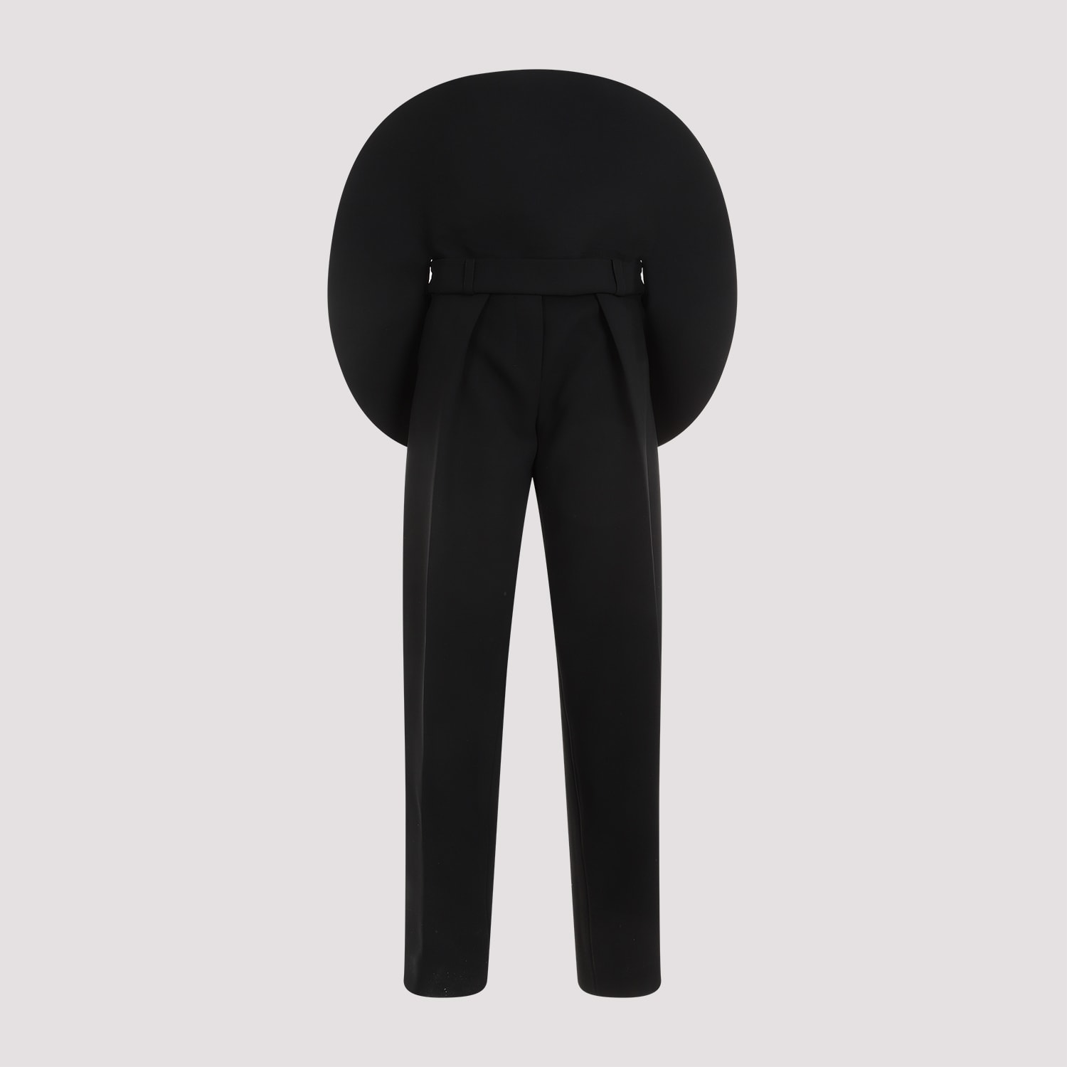 Shop Jacquemus Le Pantalon Rond Pants In Black