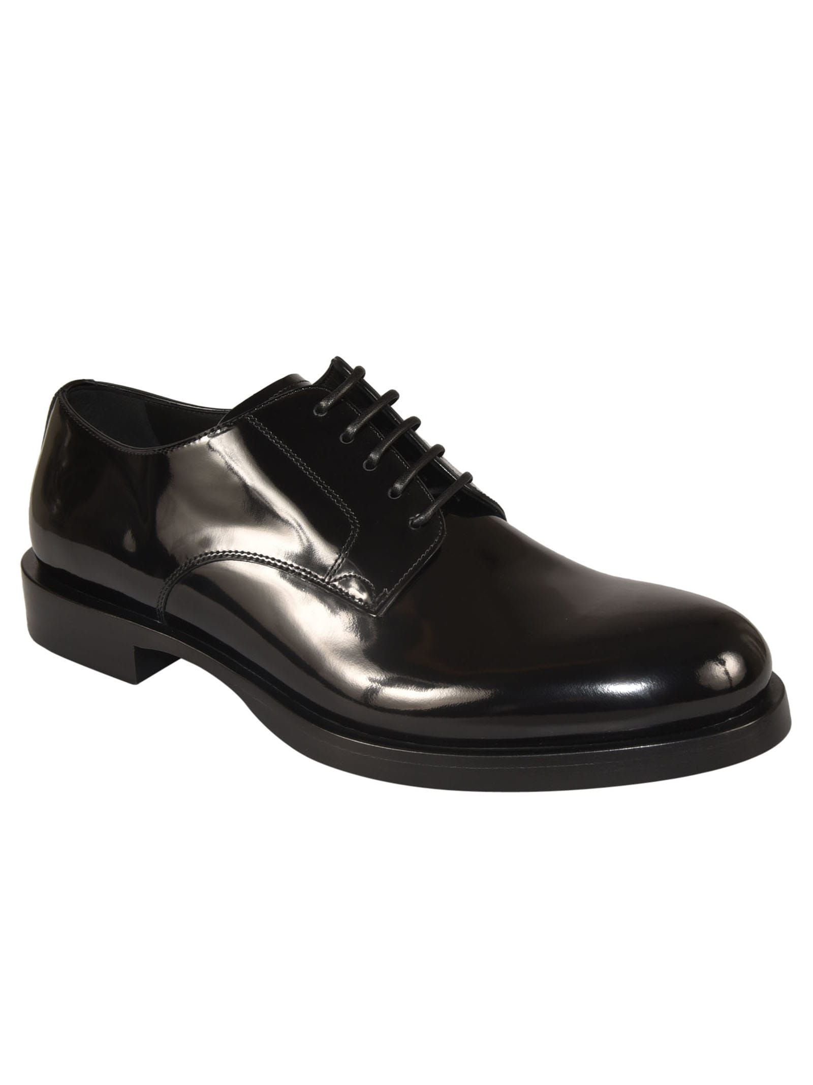 Shop Dolce & Gabbana Classic Lace-up Derby Shoes In Black