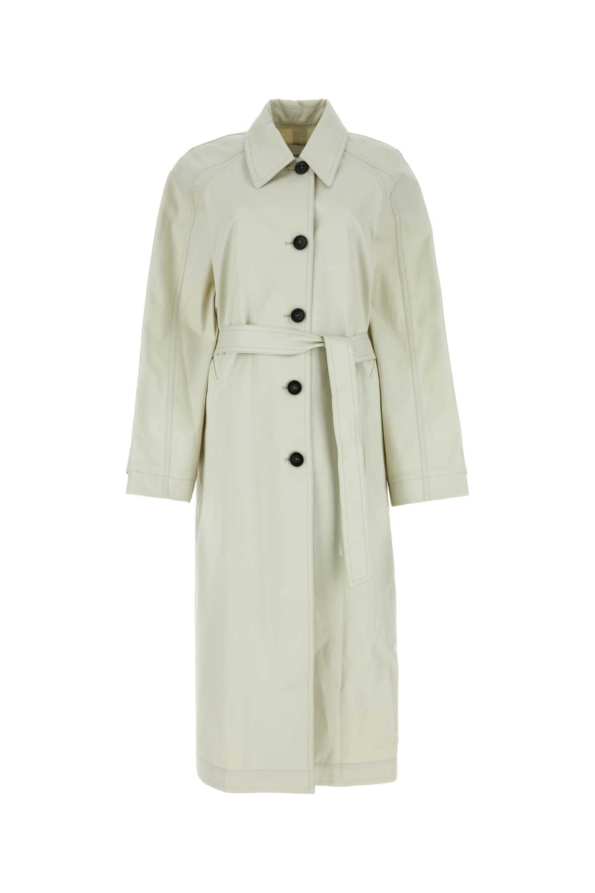 Chalk Cotton Ventile Trench Coat