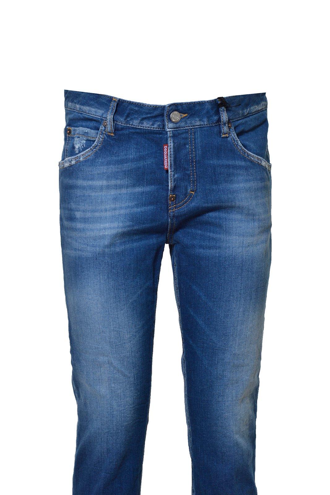 Shop Dsquared2 Cool Girl Cropped Jeans In Denim