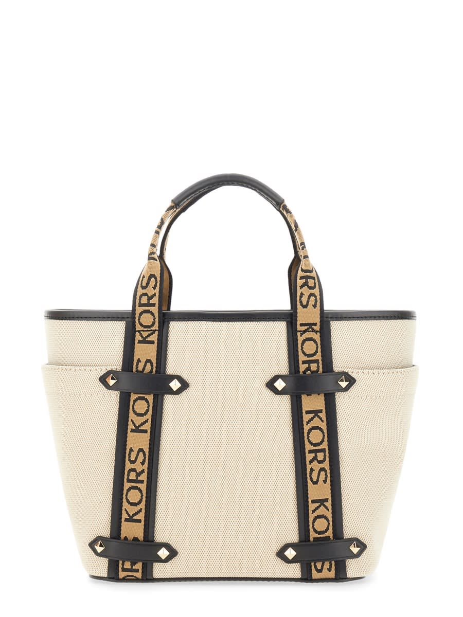 Michael Kors Stylish Tote Bag Double Handle In White