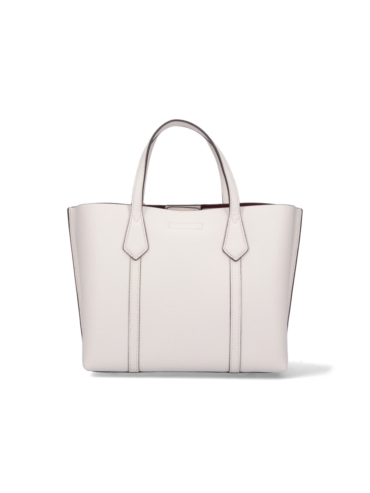 Shop Tory Burch Perry Small Tote Bag In White