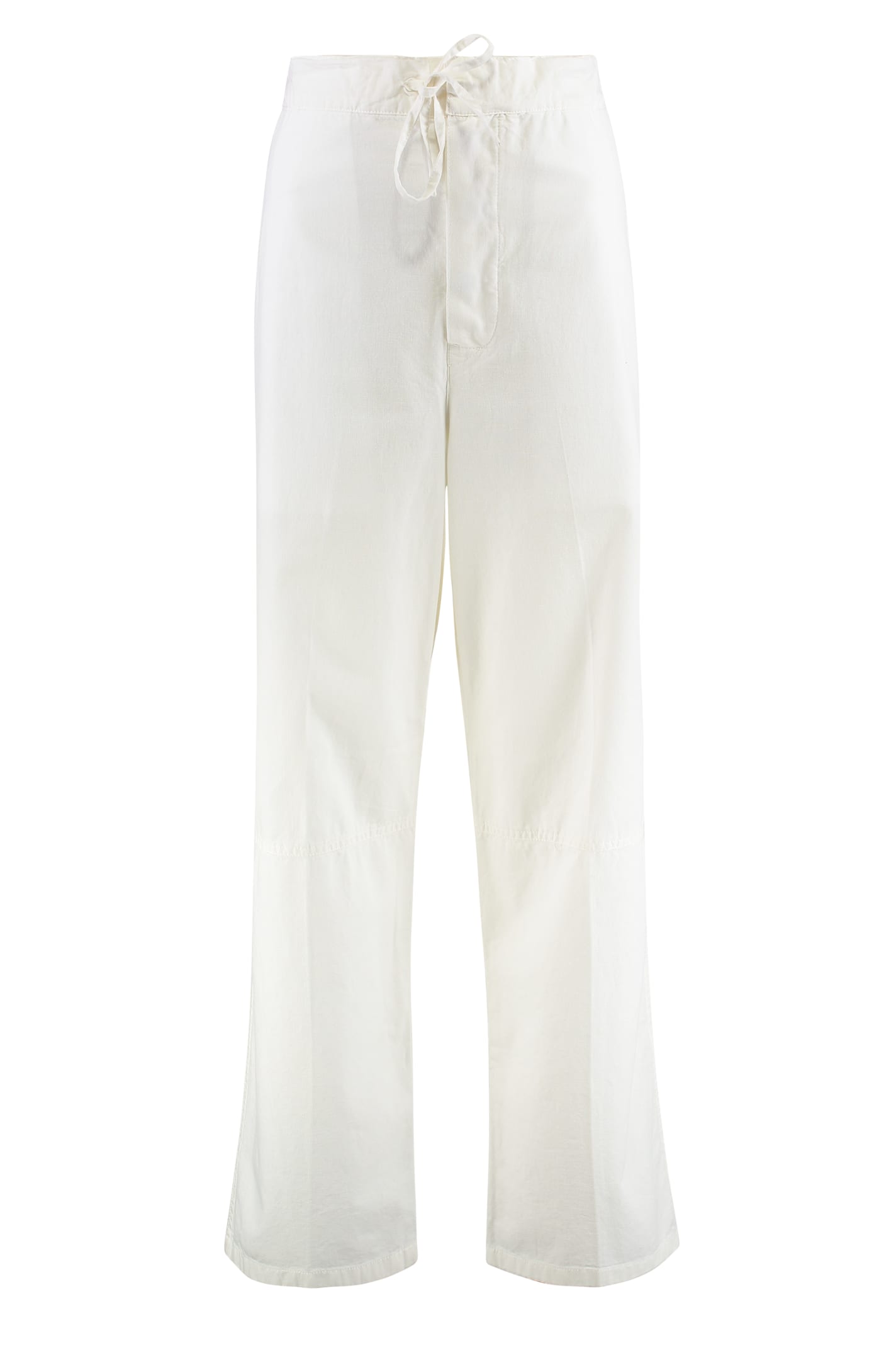 Victoria Beckham Drawstring Waist Wide Leg Trousers