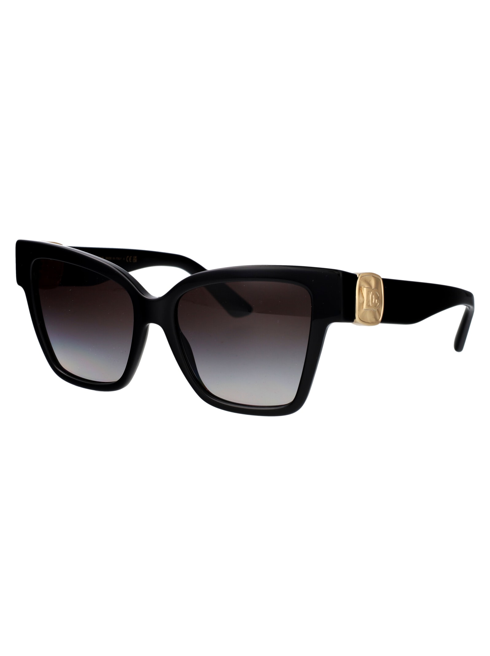 Shop Dolce &amp; Gabbana Eyewear 0dg4470 Sunglasses In 501/8g Black