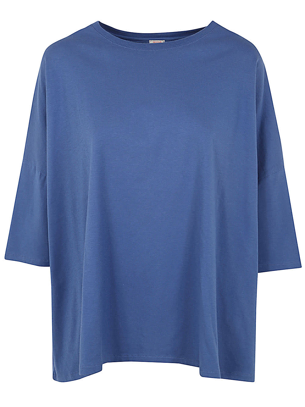 Apuntob Short Sleeves Crew Neck Oversize T-shirt In Blue
