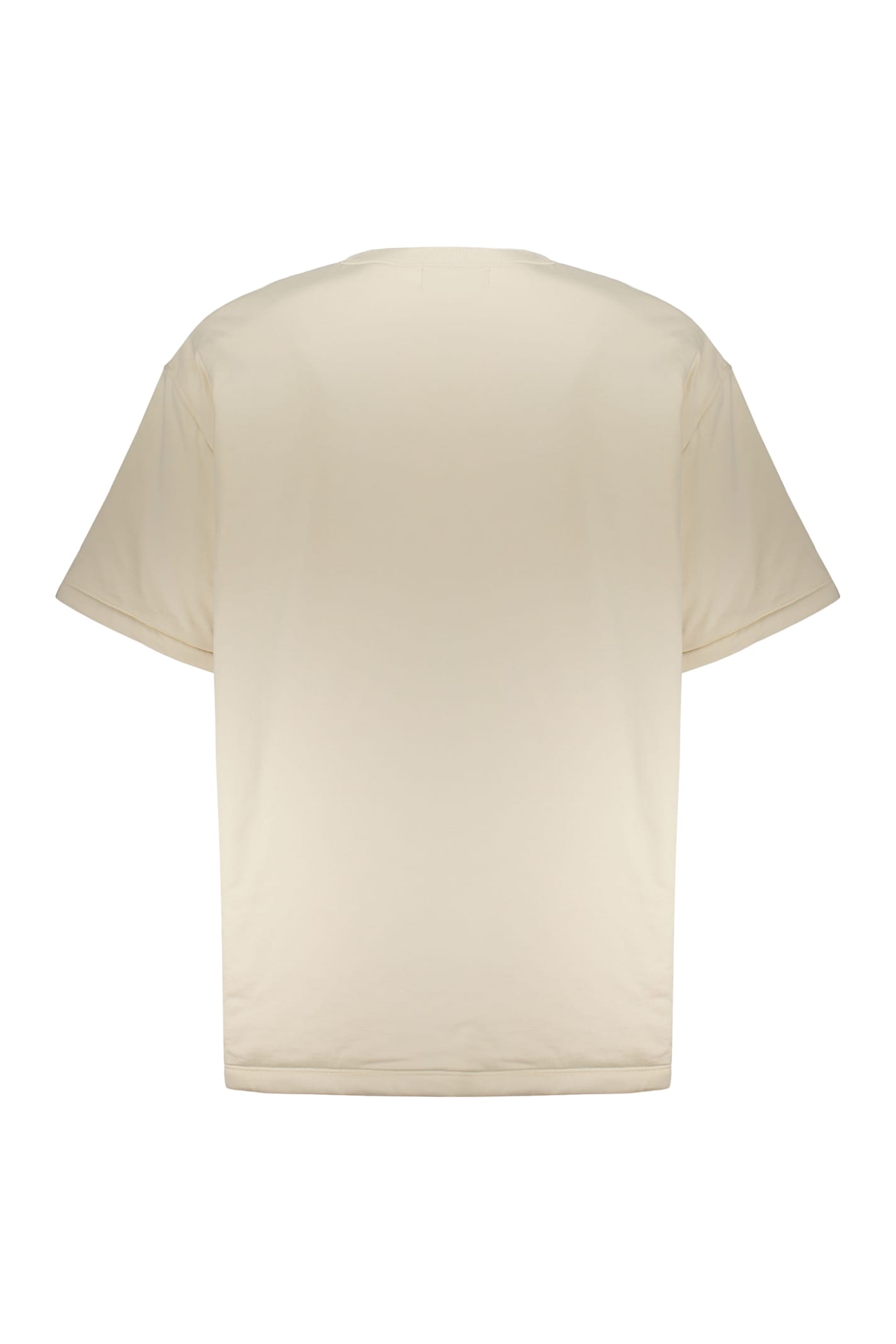 Shop Ambush Cotton Maxi T-shirt In Ecru