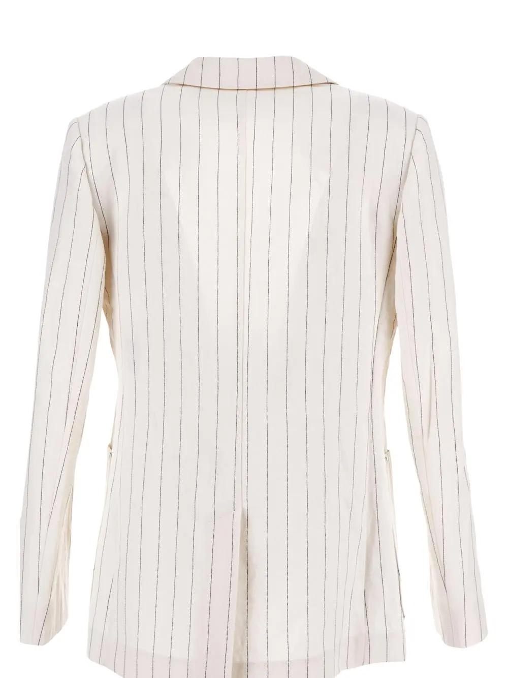 Shop Max Mara Micron Jacket In Bianco