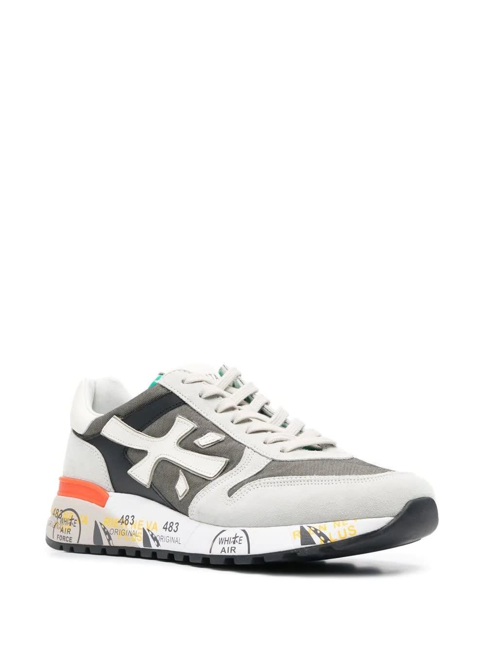 Shop Premiata Mick 6166 Sneakers In Multicolour