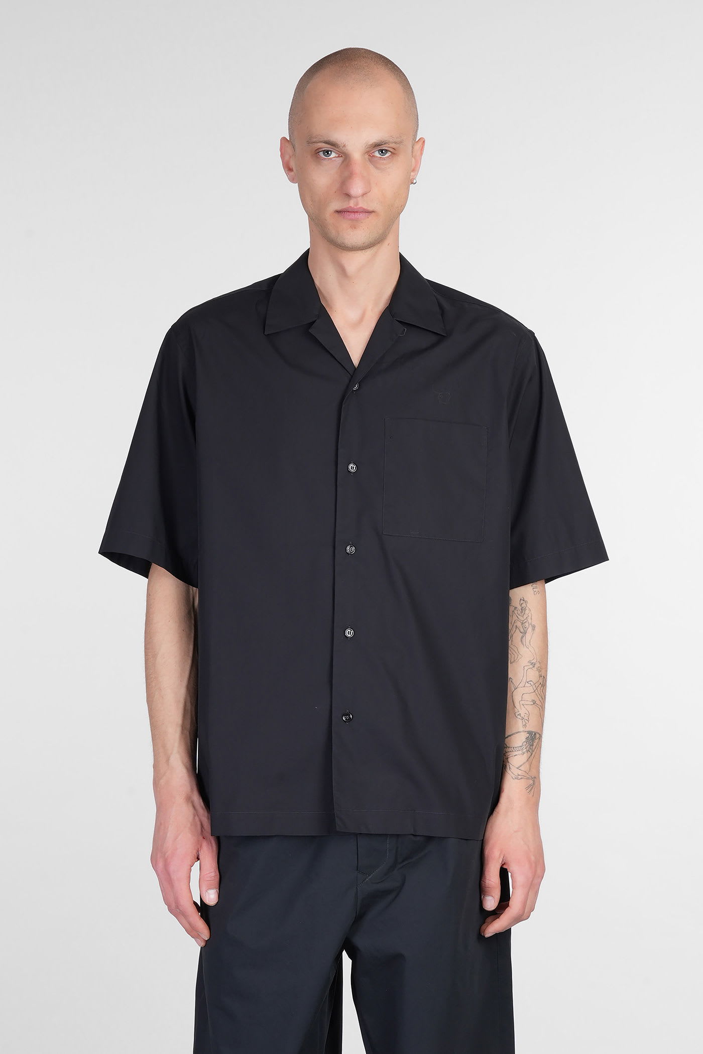 Shirt In Black Cotton
