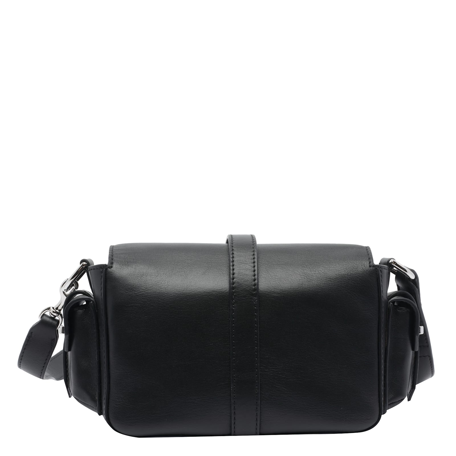 Hogan Small Flap Crossbody Bag In Black