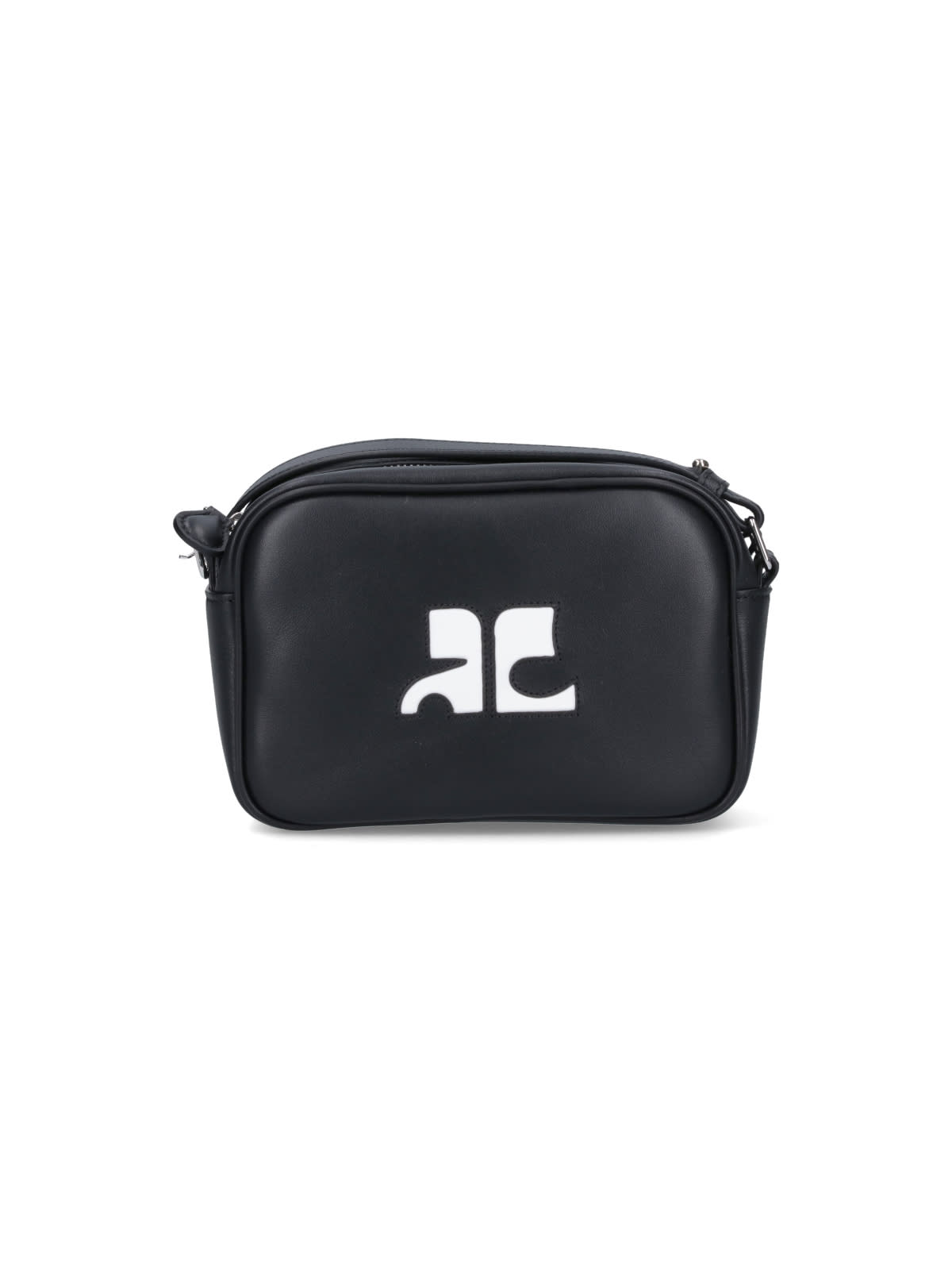 Shop Courrèges Reedition Camera Bag Crossbody Bag In Black