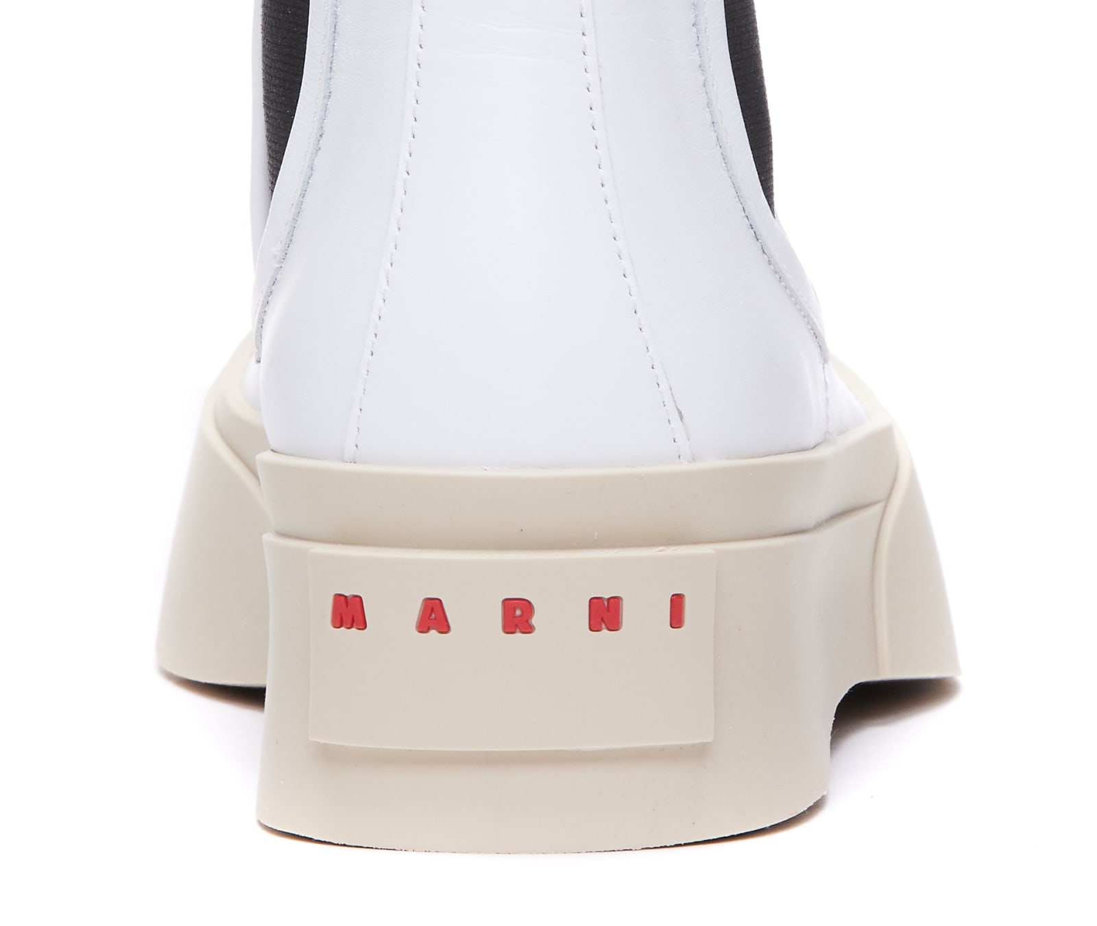 Shop Marni Pablo Chelsea Booties In White