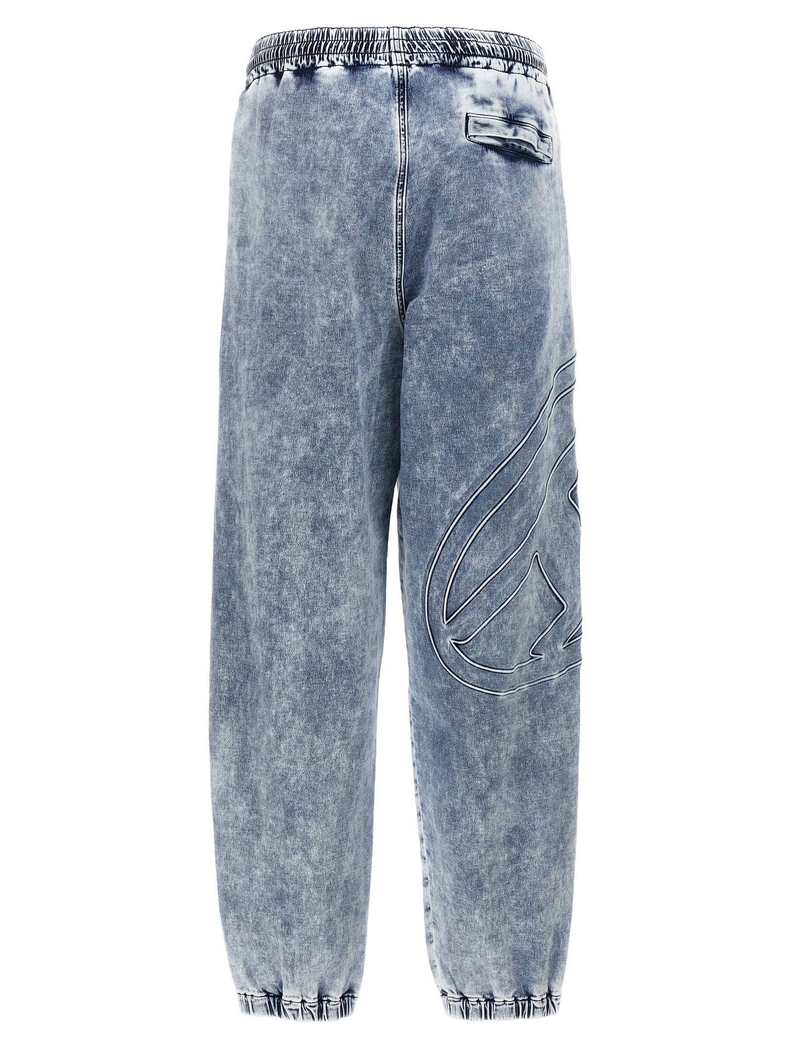 Shop Diesel D-lab Track Jeans In Light Blue