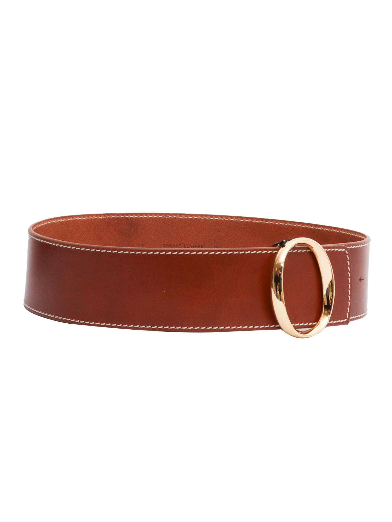 Orciani Oval-buckle Leather Belt