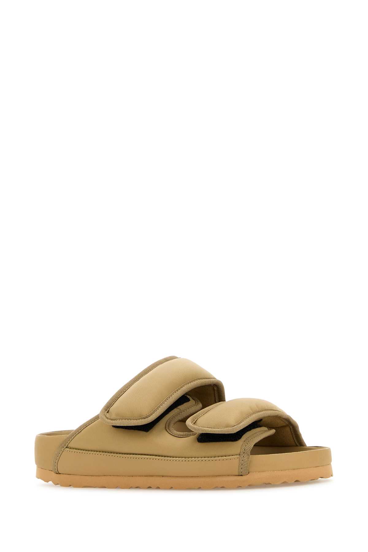 Birkenstock Beige Fabric Cosny Slippers In Taffybeige