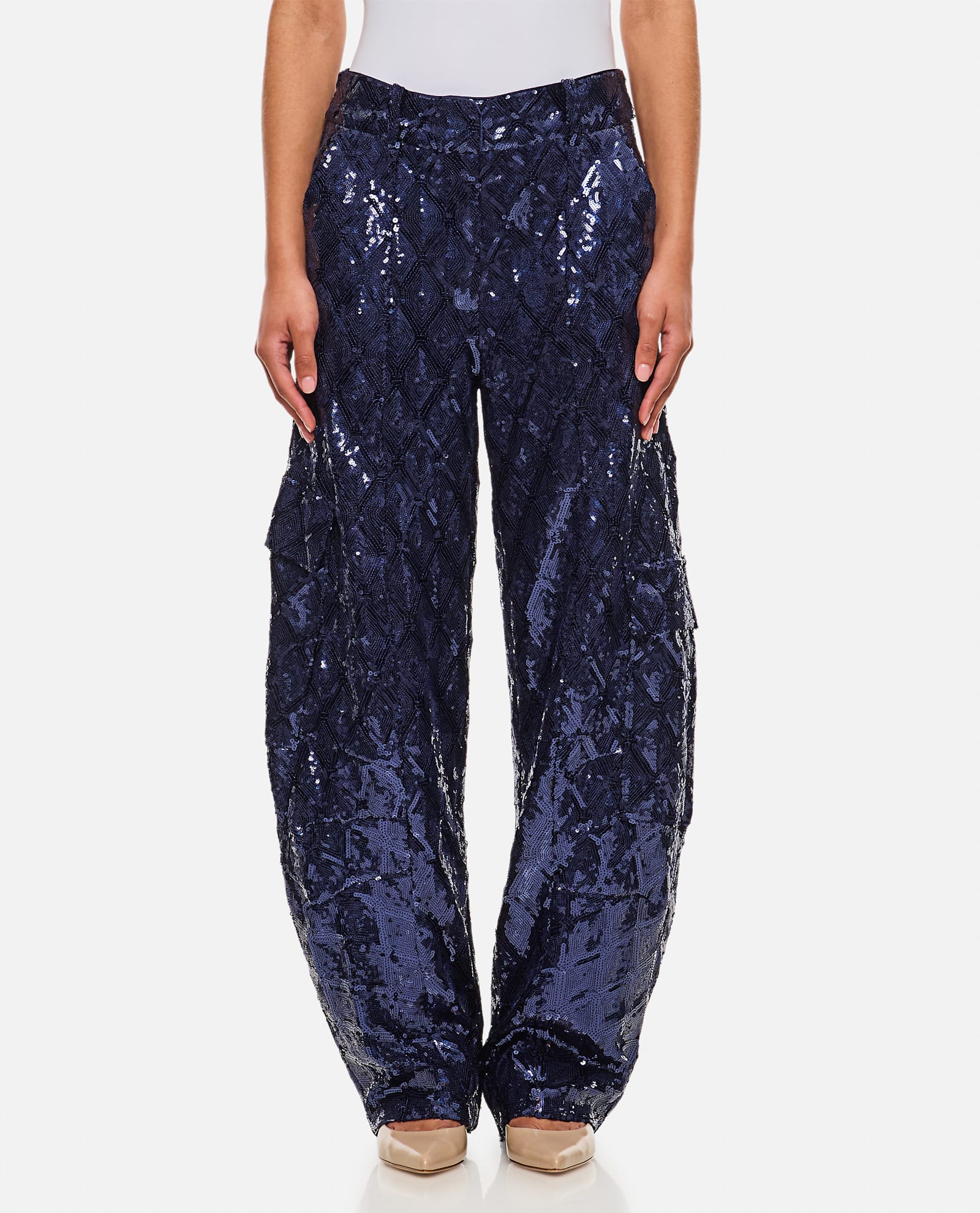 Sequins Cargo Pants