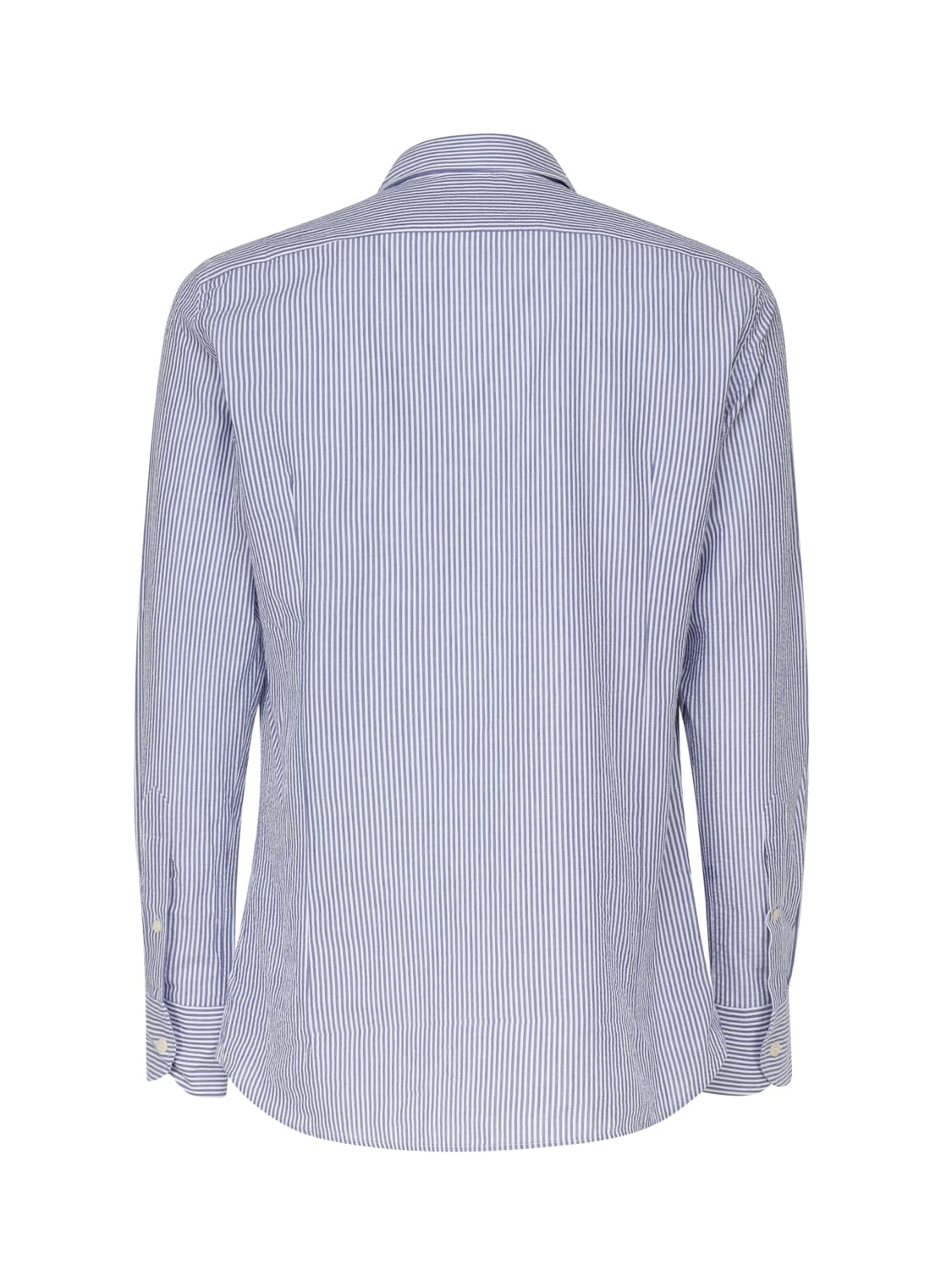 Shop Mc2 Saint Barth Cotton Pamplona Shirt In Light Blue