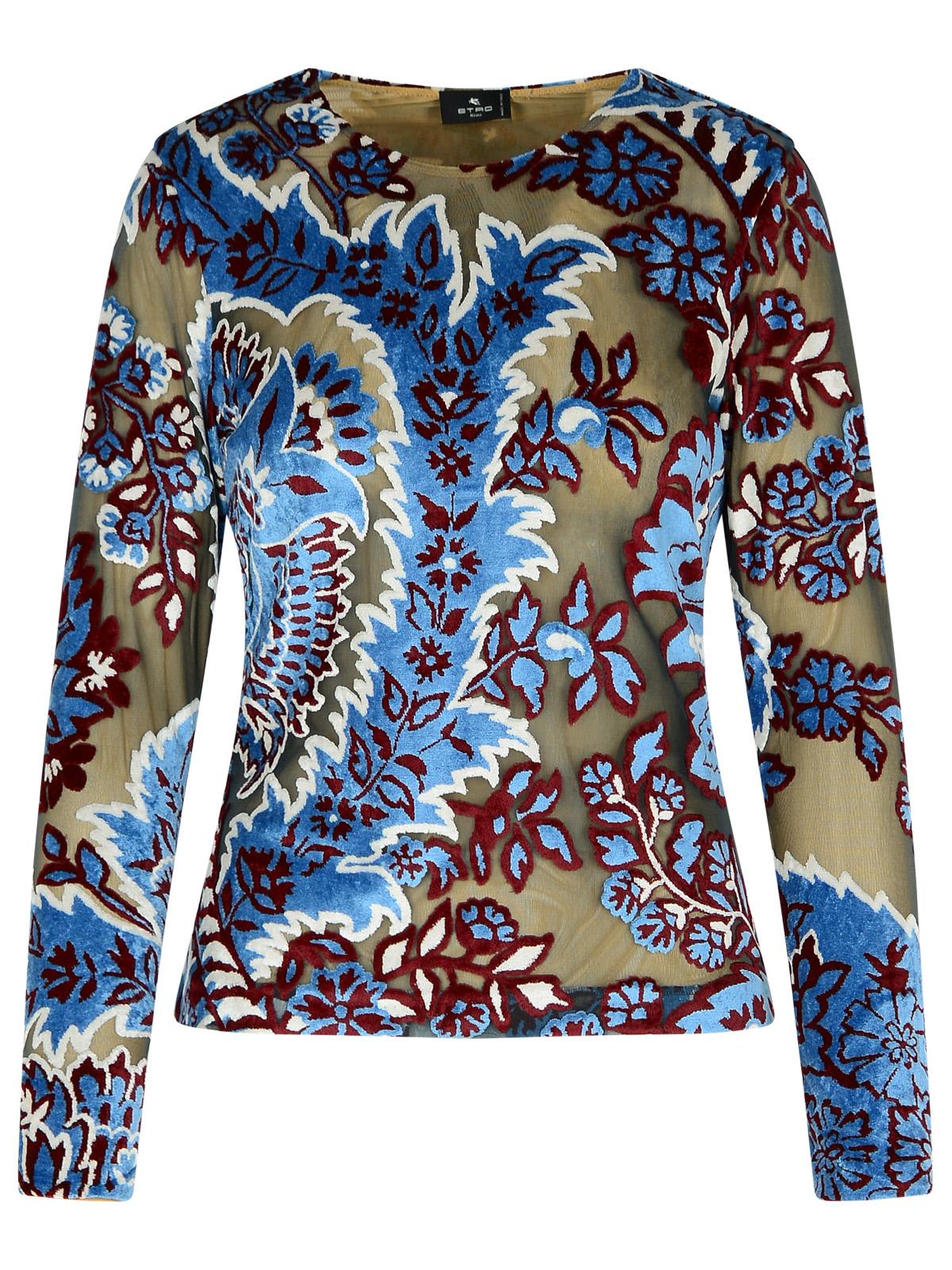 Shop Etro Multicolor Viscose T-shirt