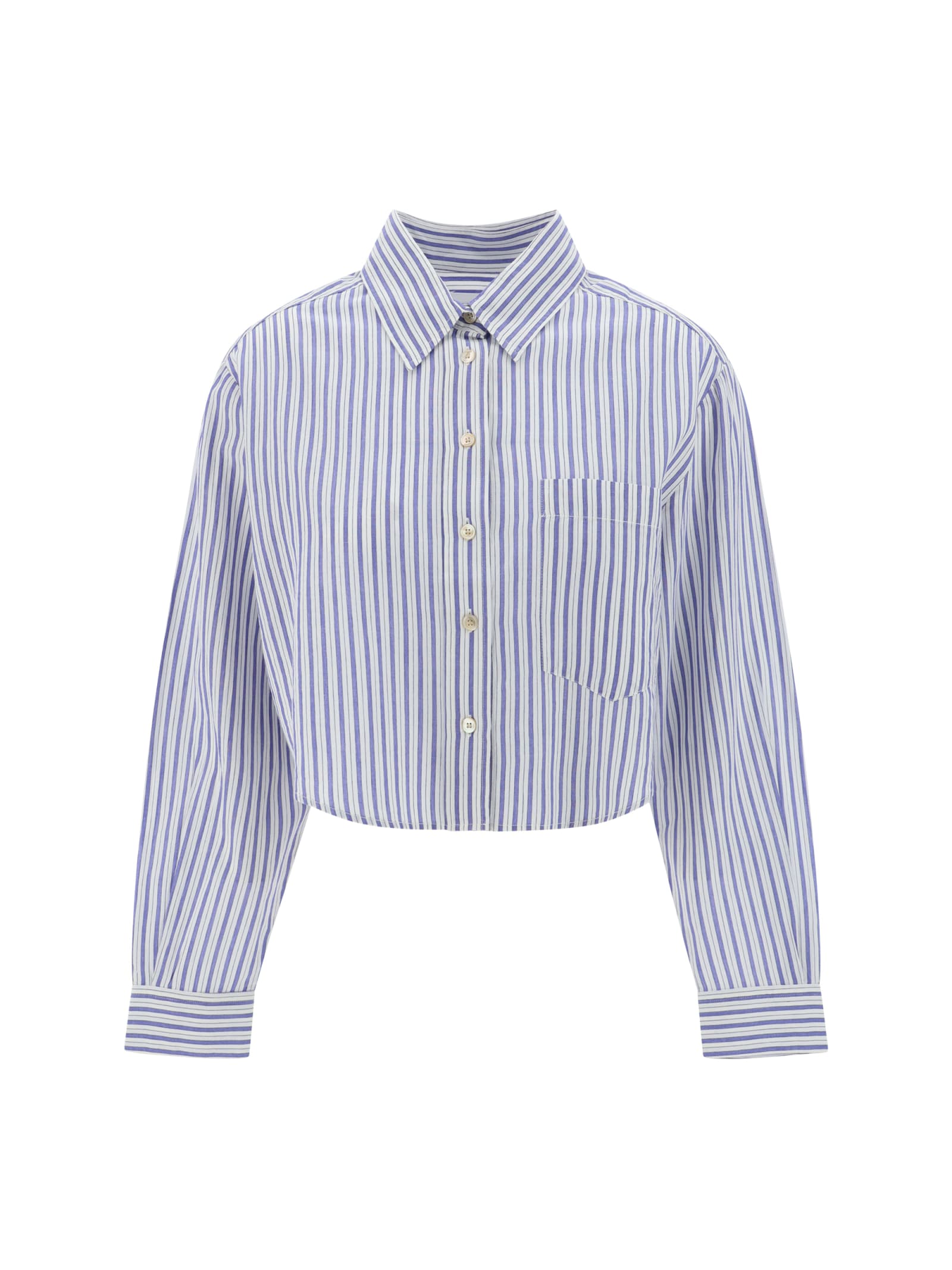 Isabel Marant Étoile Eliora Striped Shirt In Azure