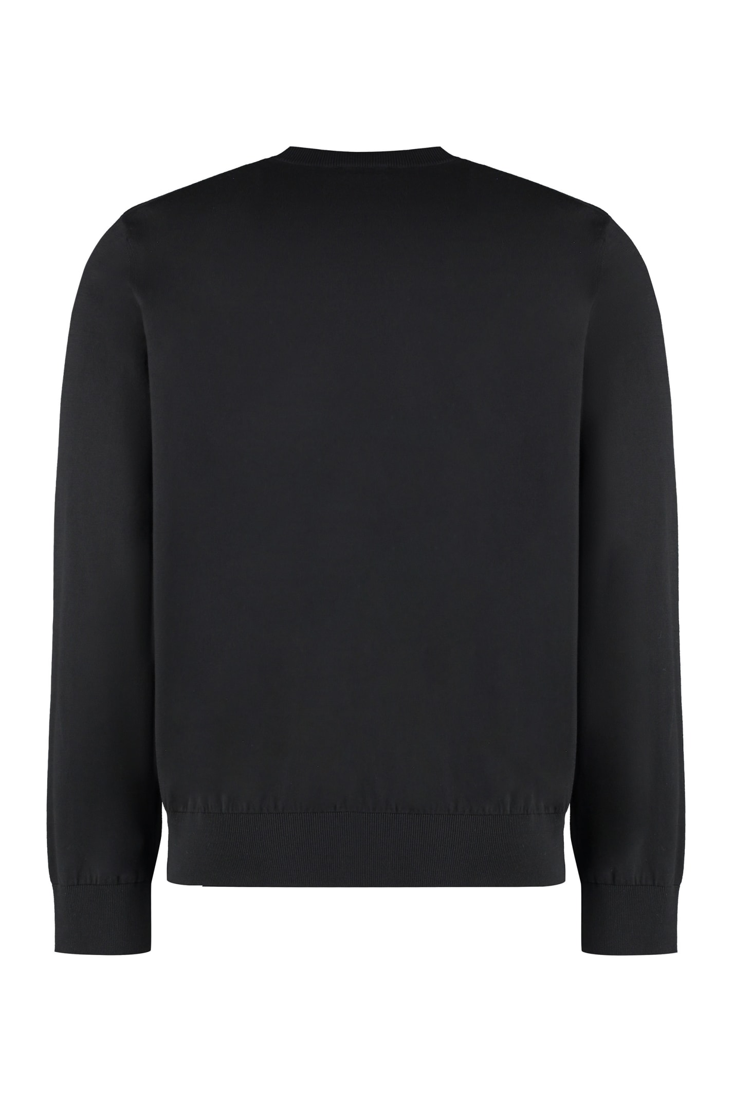 Shop Dsquared2 Cotton Crew-neck Sweater In Black