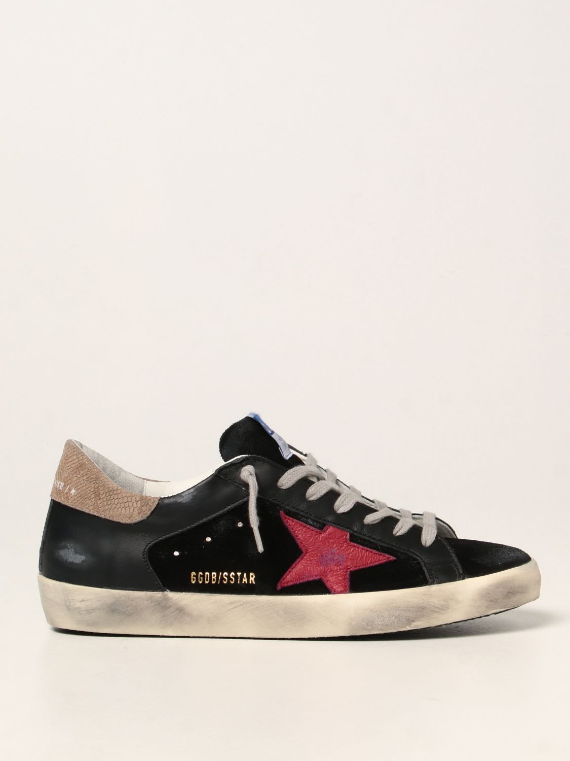 Golden Goose Sneakers Super-star Golden Goose Sneakers In Leather And Suede