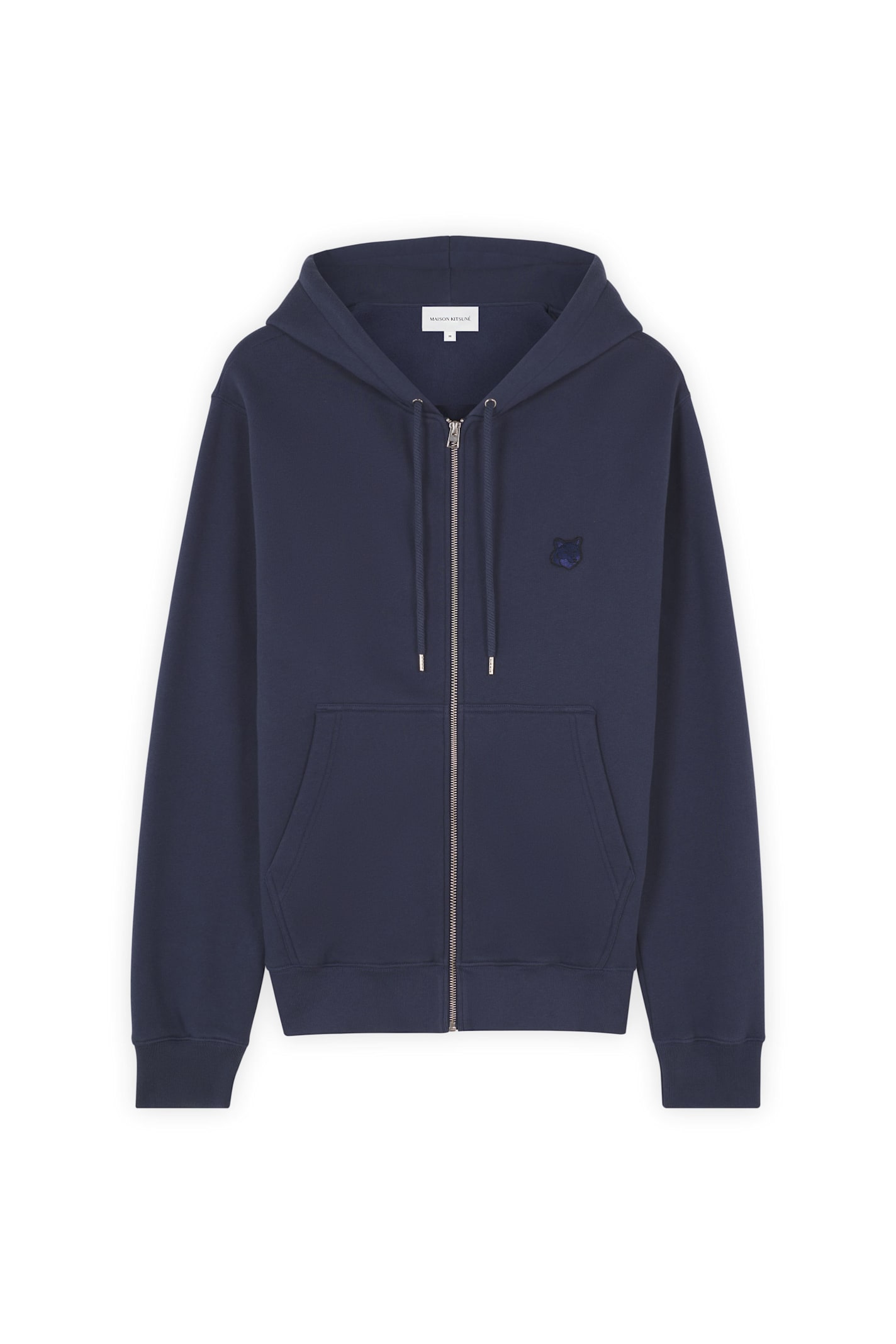 MAISON KITSUNÉ BOLD FOX HEAD PATCH COMFORT ZIPPED HOODIE